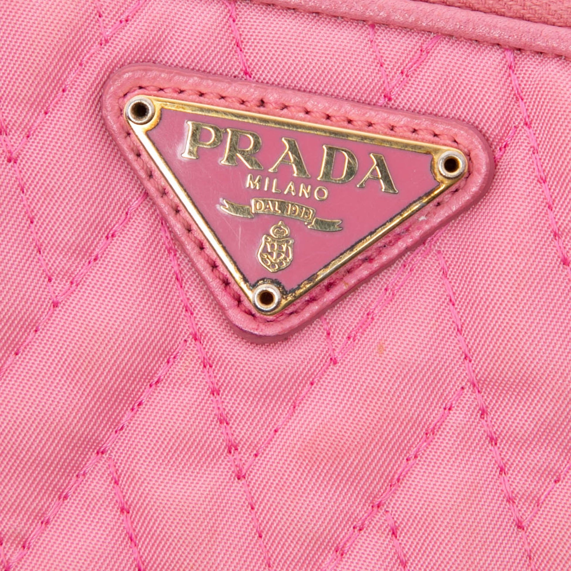 Prada Impuntu Tessuto Chain Crossbody