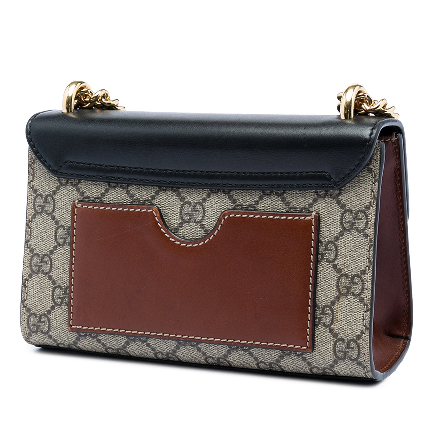 Gucci Small GG Supreme Padlock Crossbody