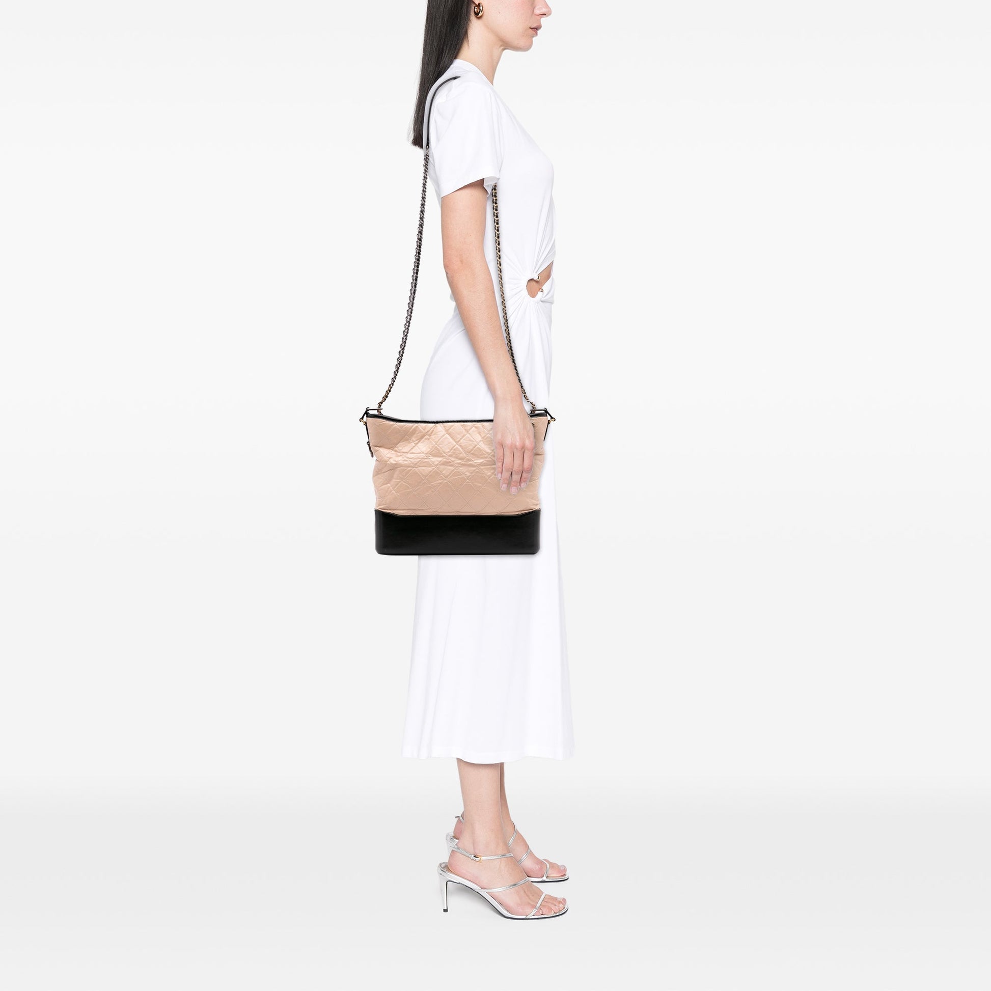 Chanel Large Aged Calfskin Gabrielle Crossbody