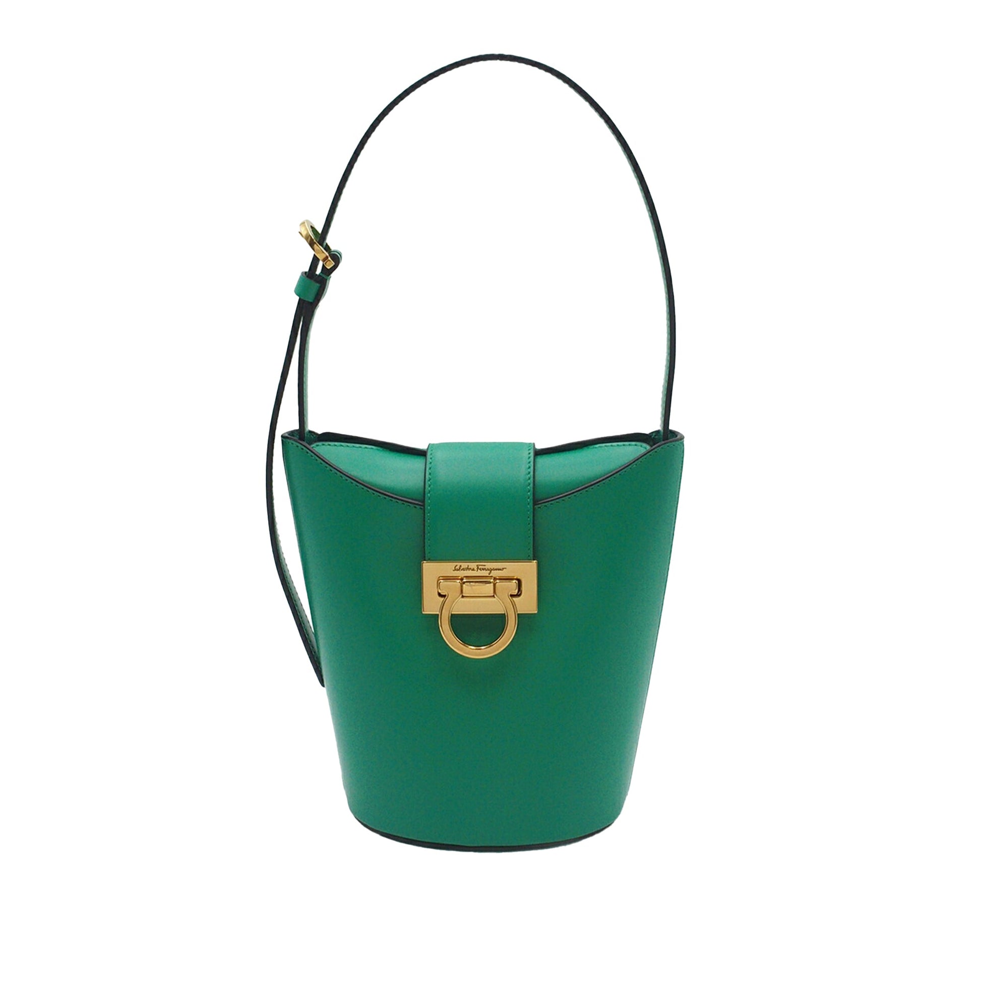 Ferragamo Small Leather Trifolio Shoulder Bag