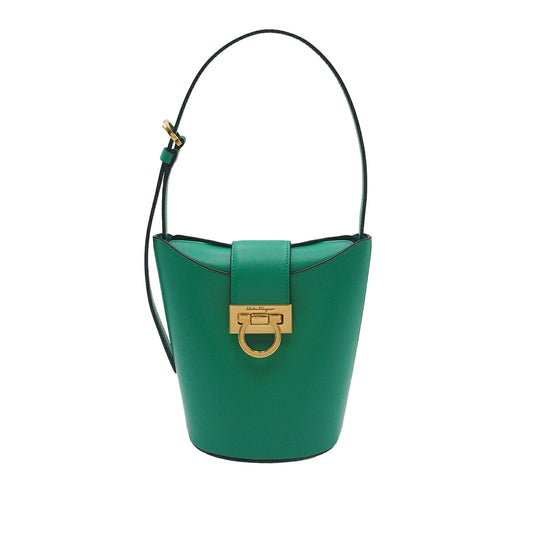 Ferragamo Small Leather Trifolio Shoulder Bag