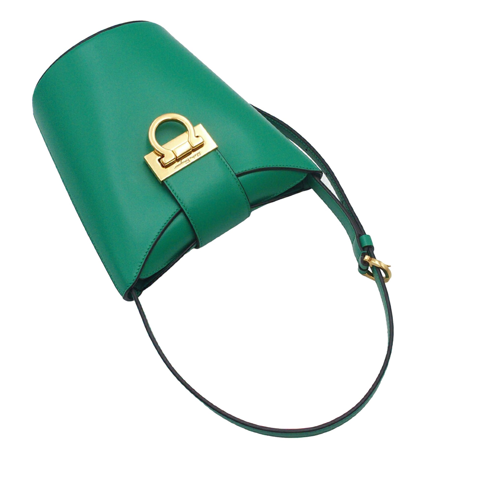 Ferragamo Small Leather Trifolio Shoulder Bag