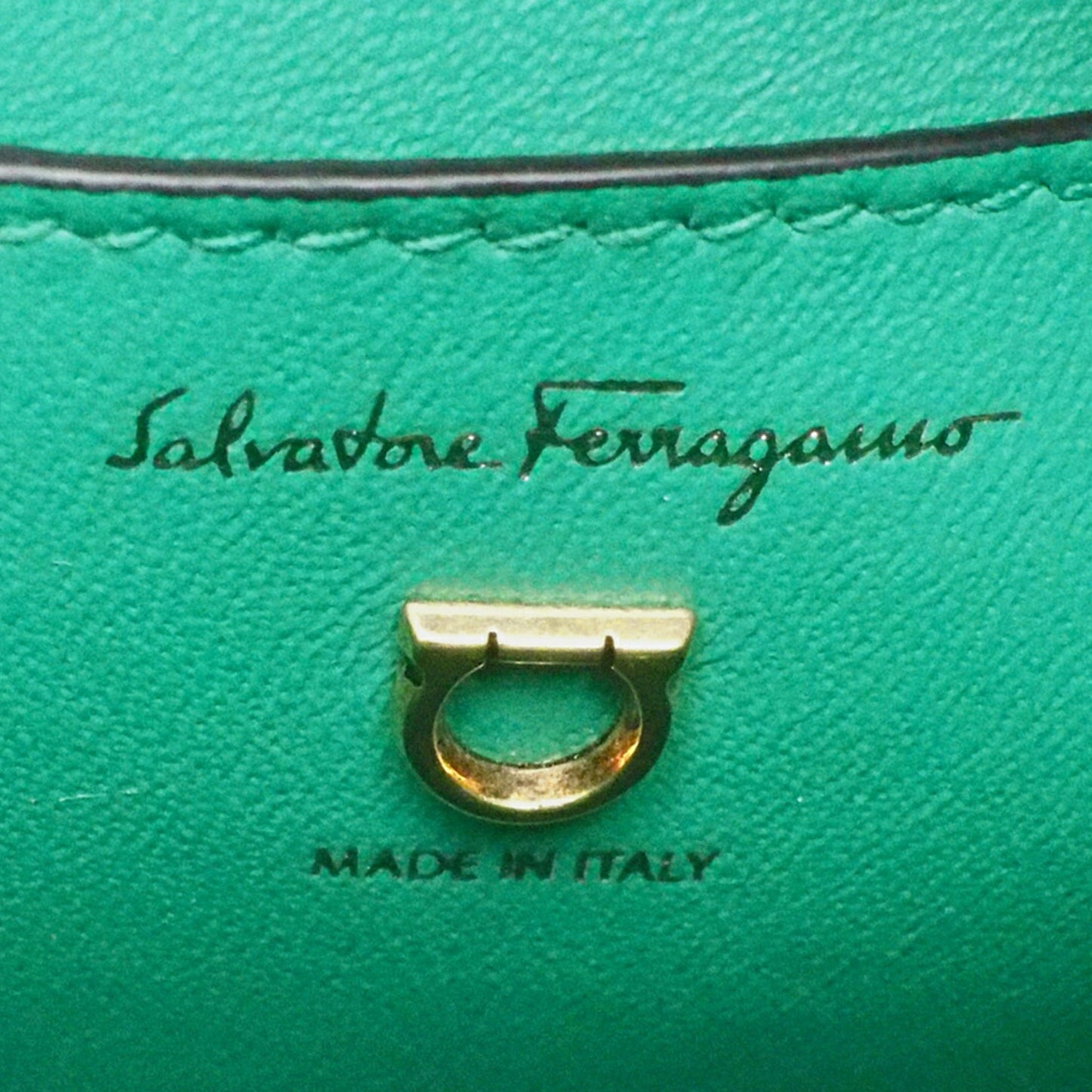Ferragamo Small Leather Trifolio Shoulder Bag