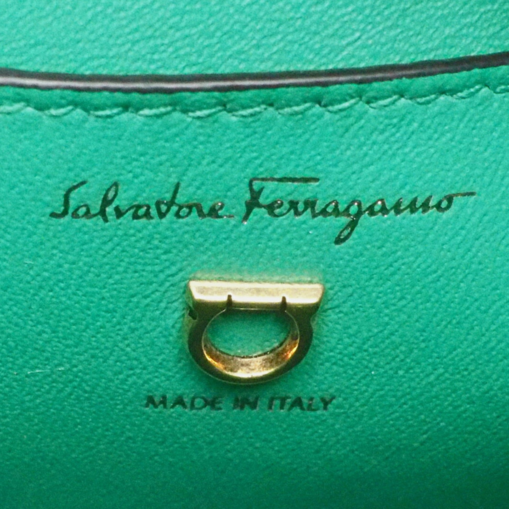 Ferragamo Small Leather Trifolio Shoulder Bag