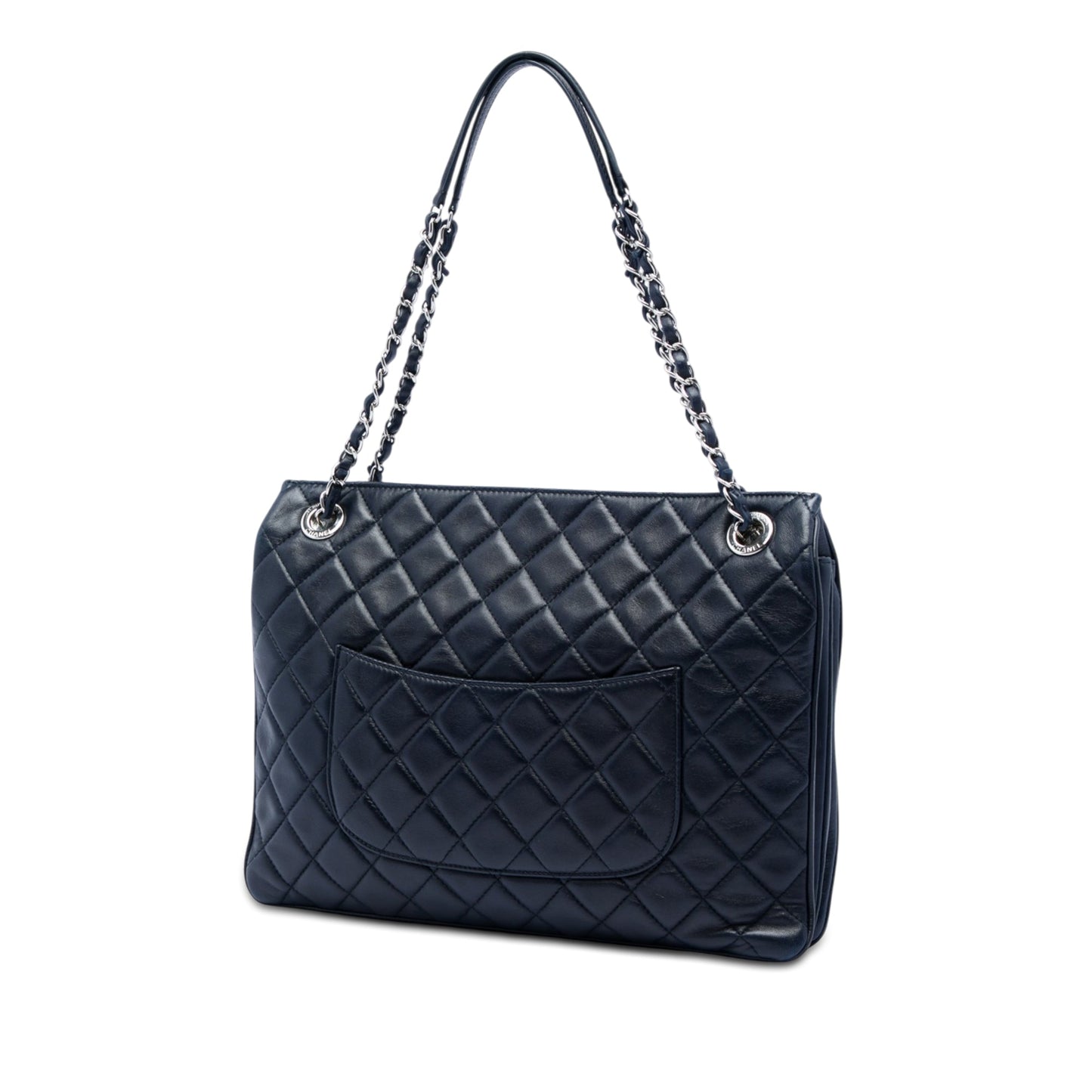 Chanel Quilted Lambskin Accordion Shopping Tote