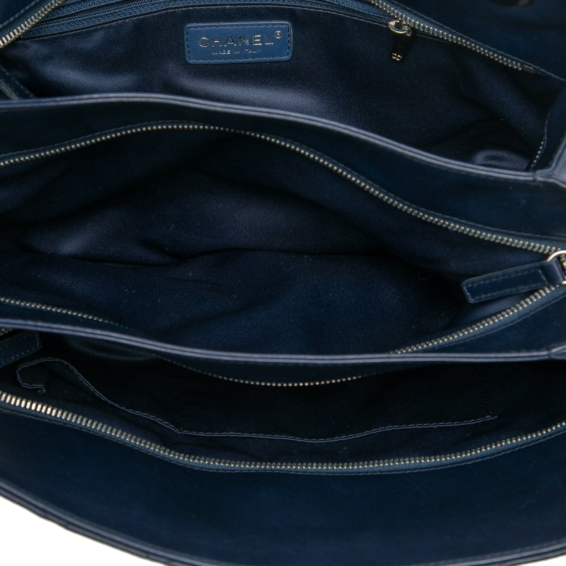 Chanel Quilted Lambskin Accordion Shopping Tote