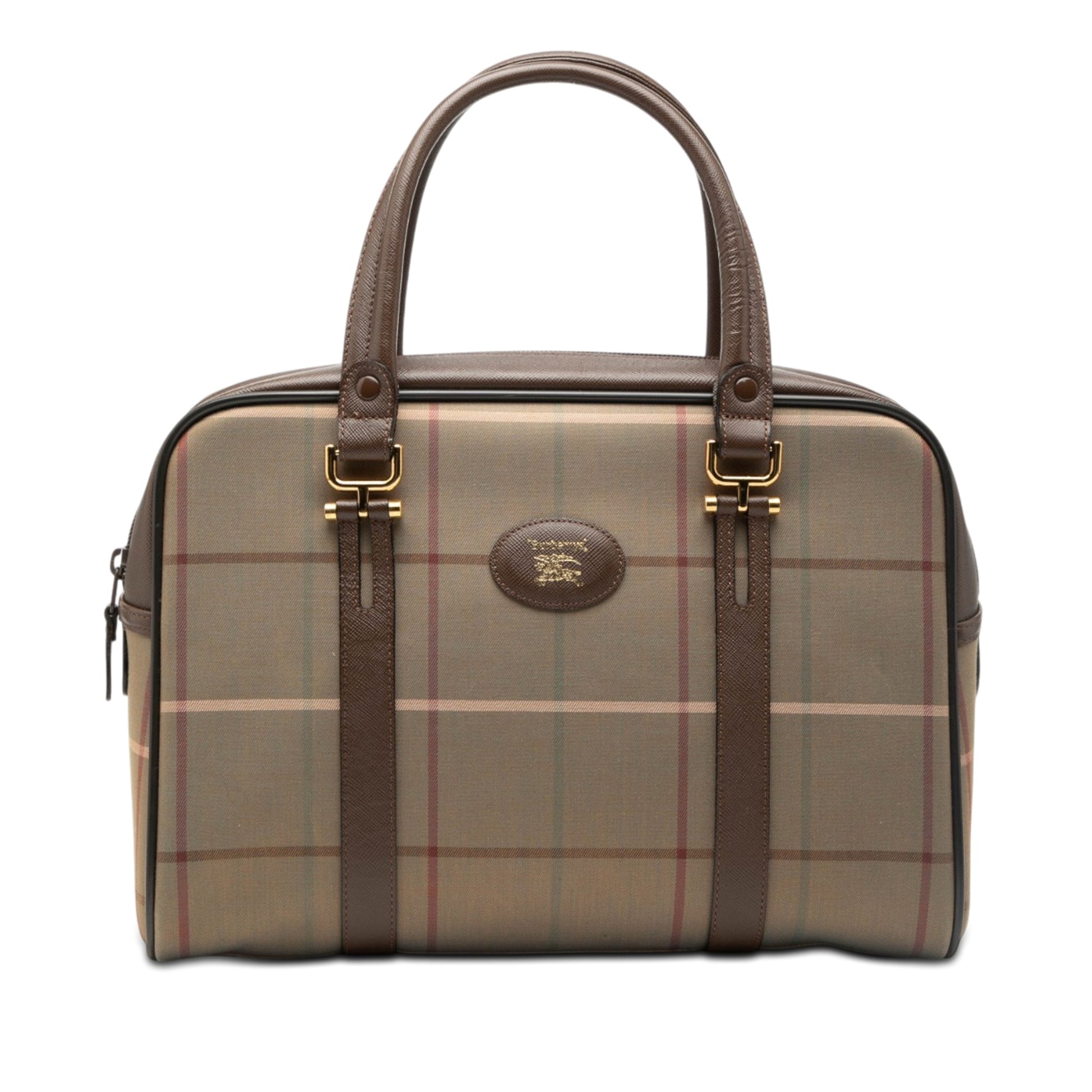 Burberry Vintage Check Canvas Handbag