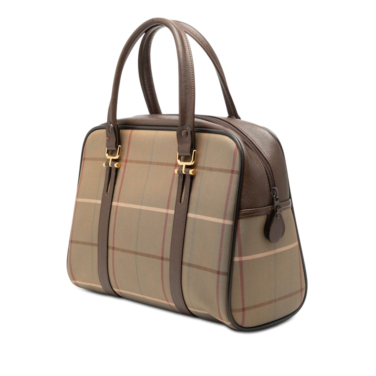 Burberry Vintage Check Canvas Handbag