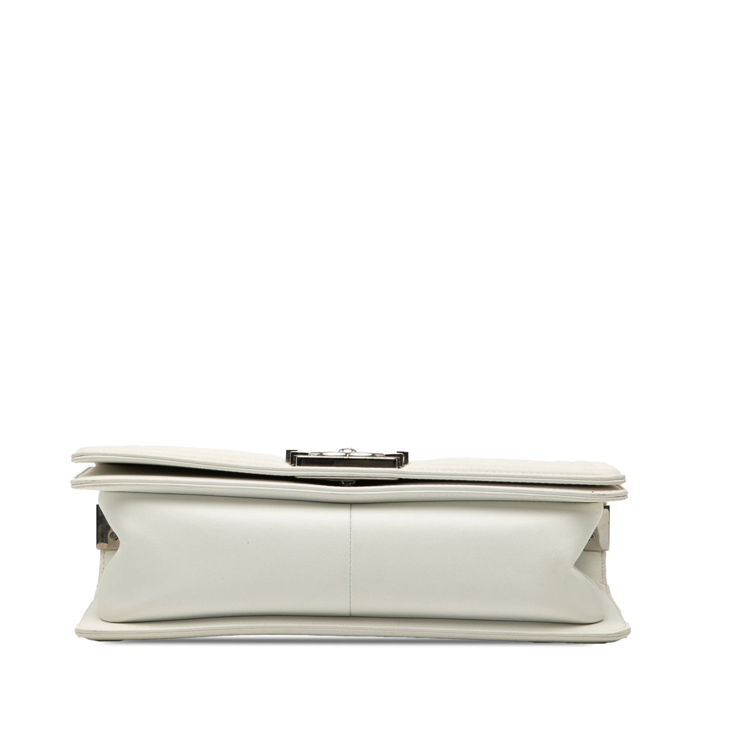 Chanel Old Medium Chevron Lambskin and Iridescent PVC Boy Flap