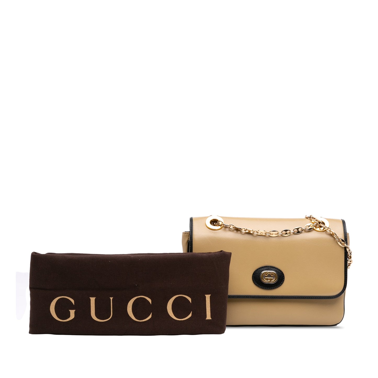 Gucci Small Calfskin Marina Chain Shoulder Bag