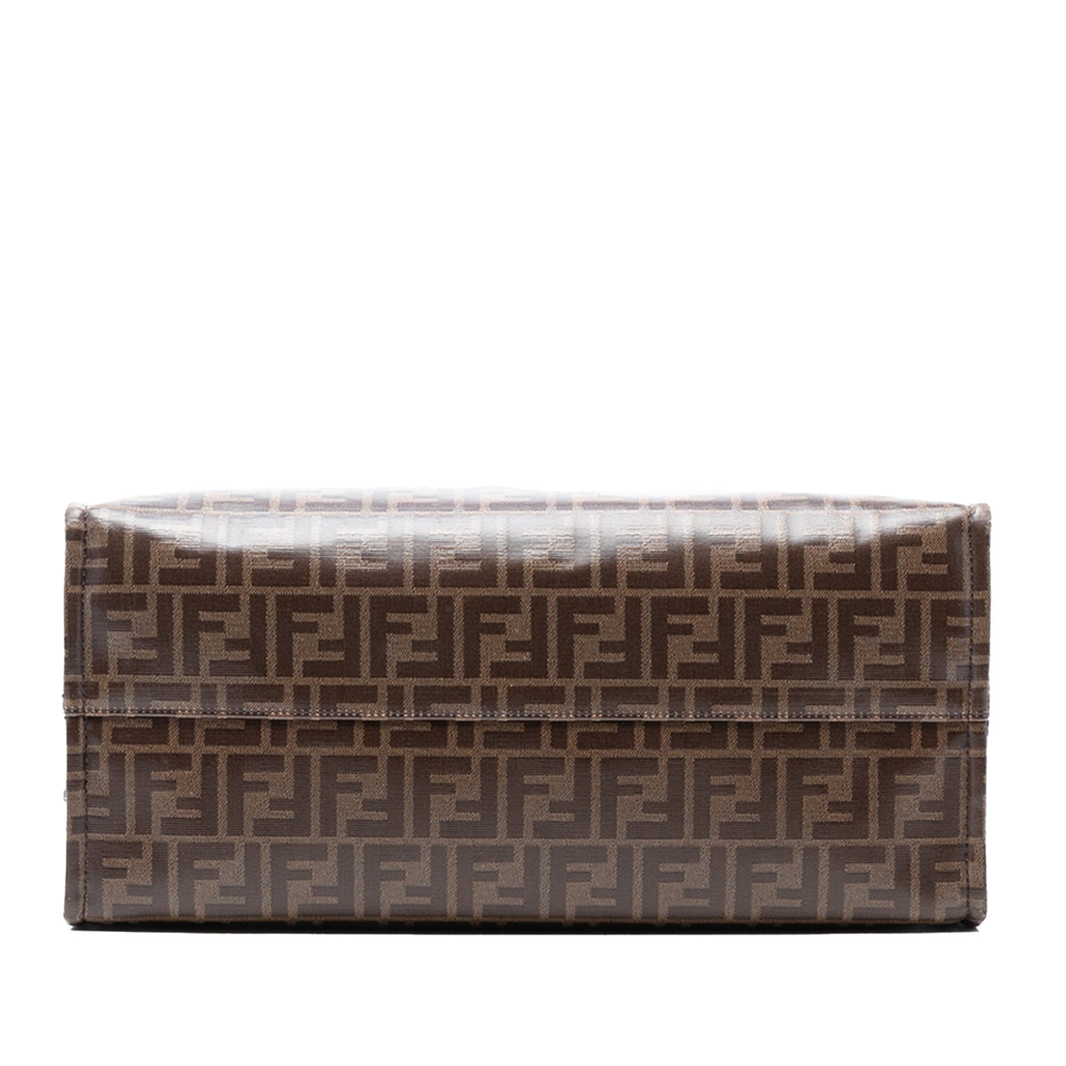 Fendi FILA Glazed Fabric FF 1974 Mania Shopping Tote