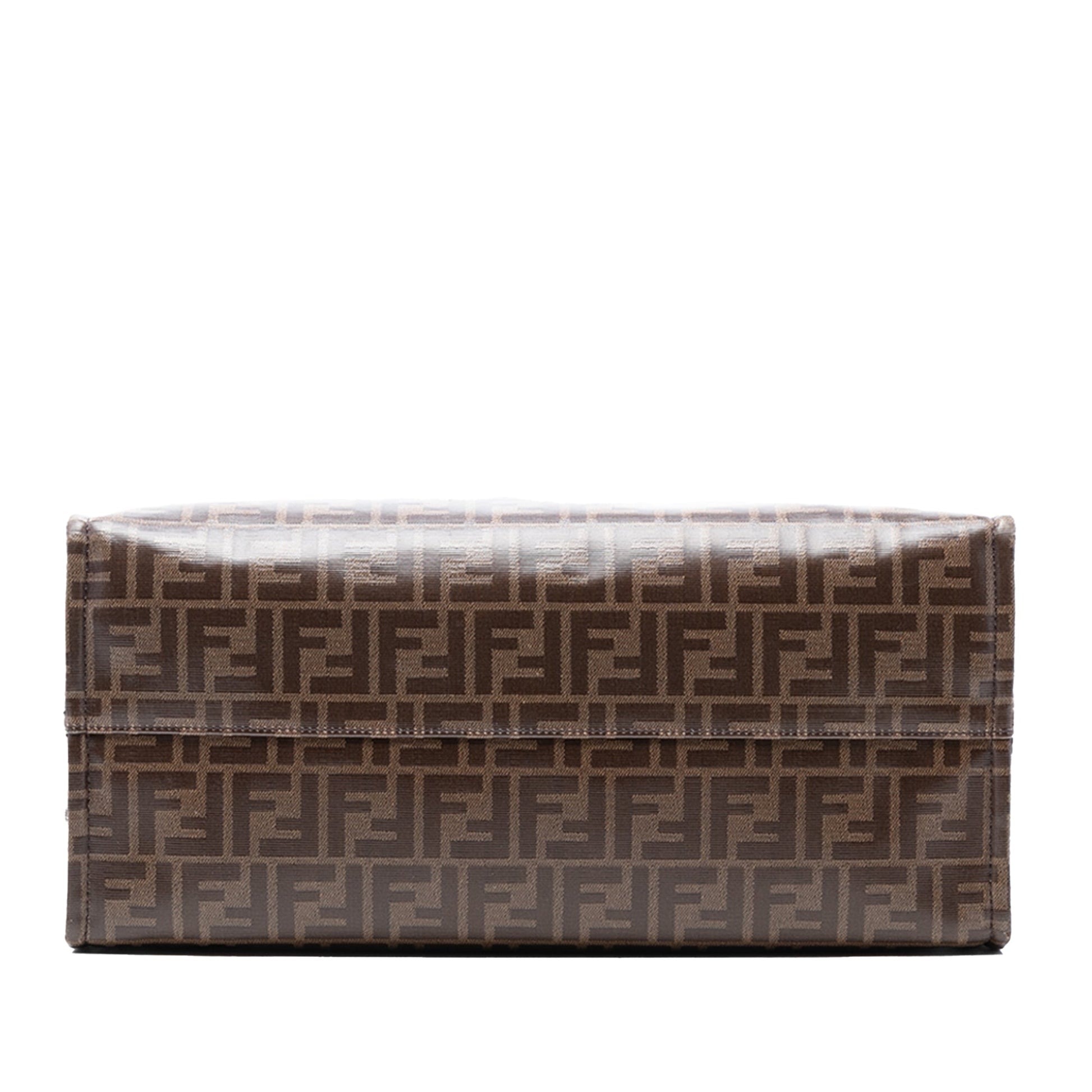 Fendi FILA Glazed Fabric FF 1974 Mania Shopping Tote