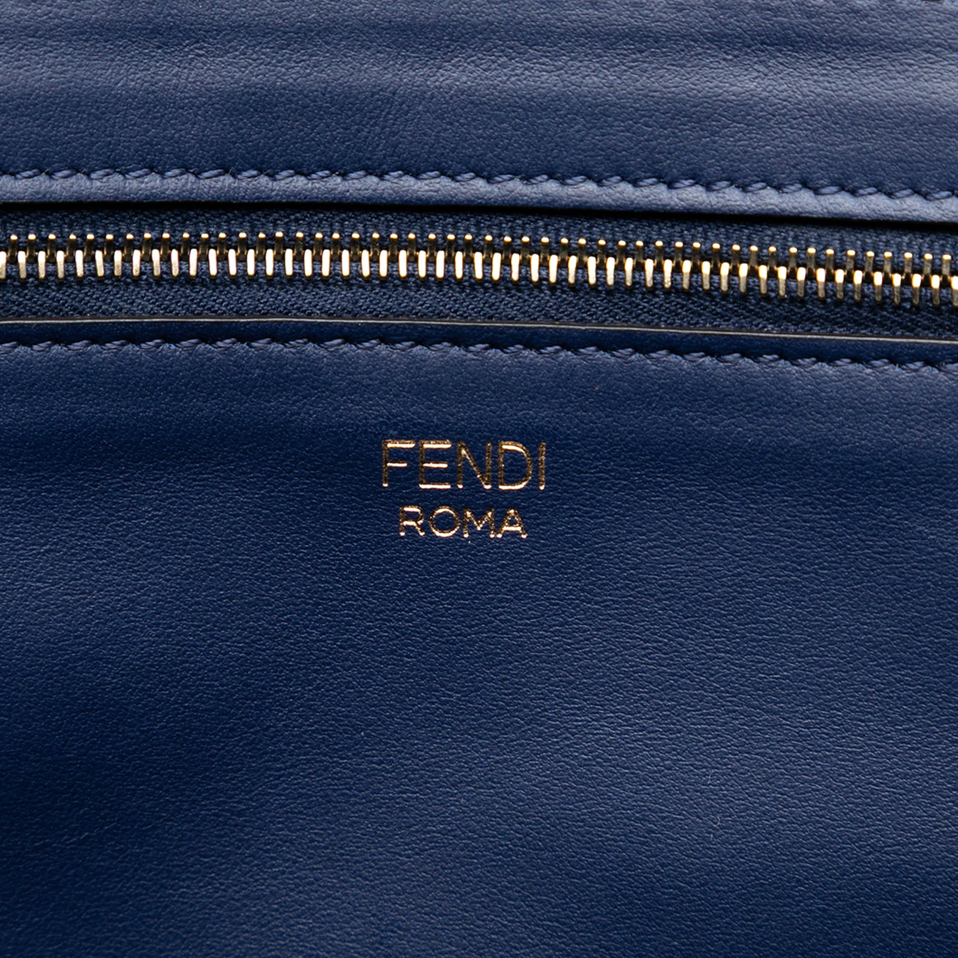Fendi FILA Glazed Fabric FF 1974 Mania Shopping Tote