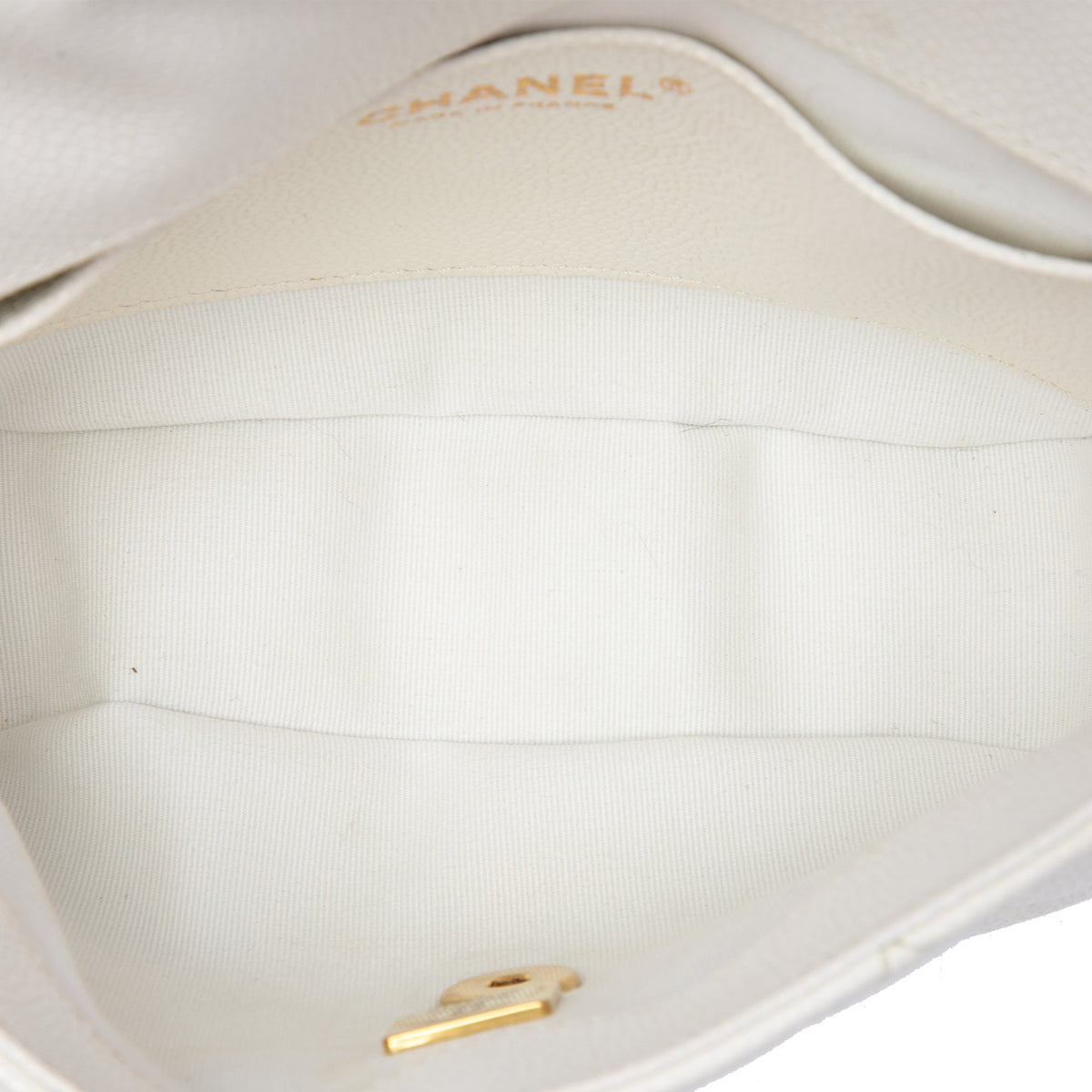 Chanel Mini CC Quilted Caviar Messenger Flap