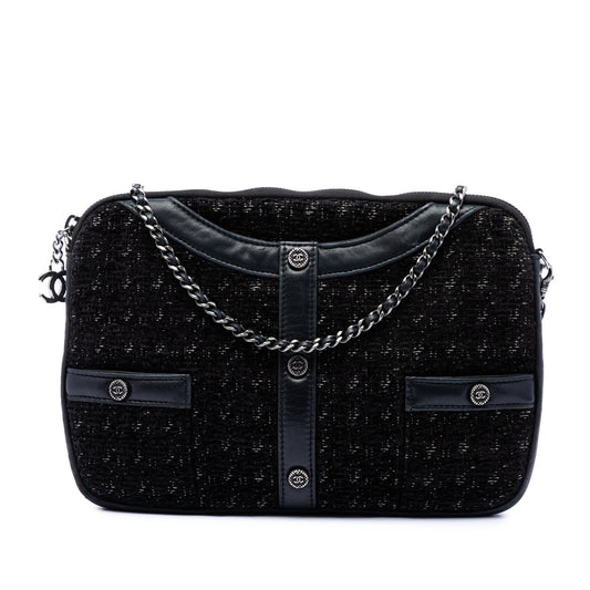 Chanel Limited Edition Tweed Girl Jacket Clutch on Chain
