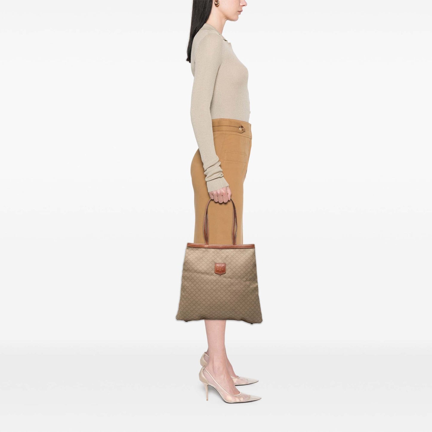 Celine Macadam Coated Canvas Tote