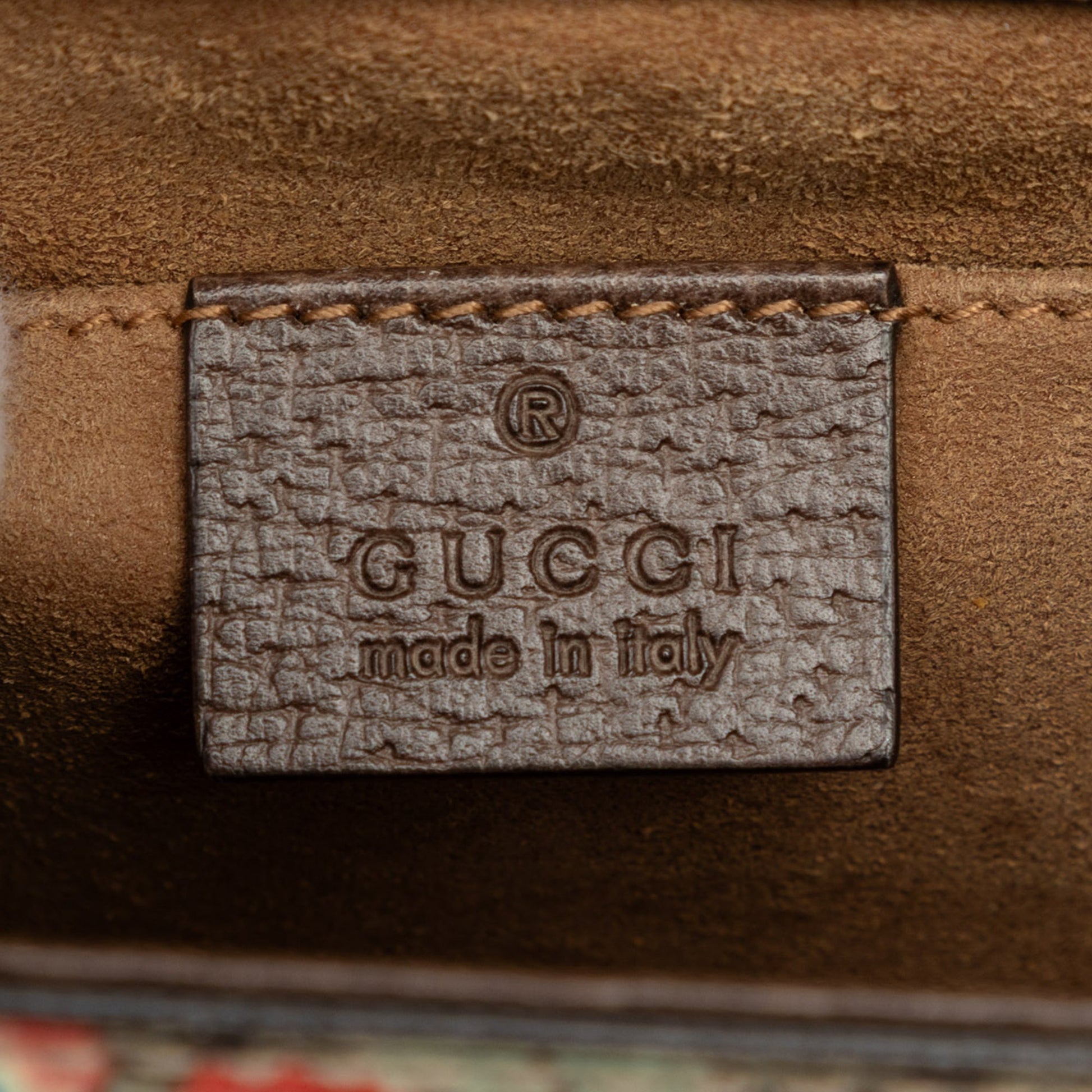 Gucci Small GG Supreme Tian Padlock Crossbody