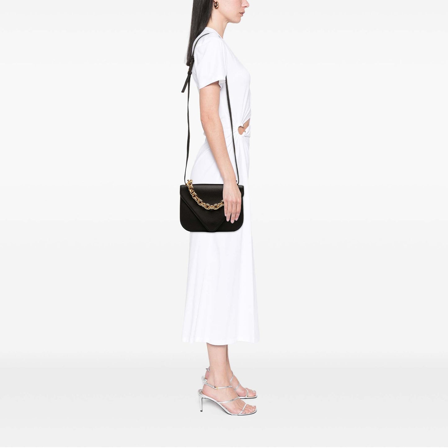 Bottega Veneta Medium Leather Mount Envelope Chain Bag