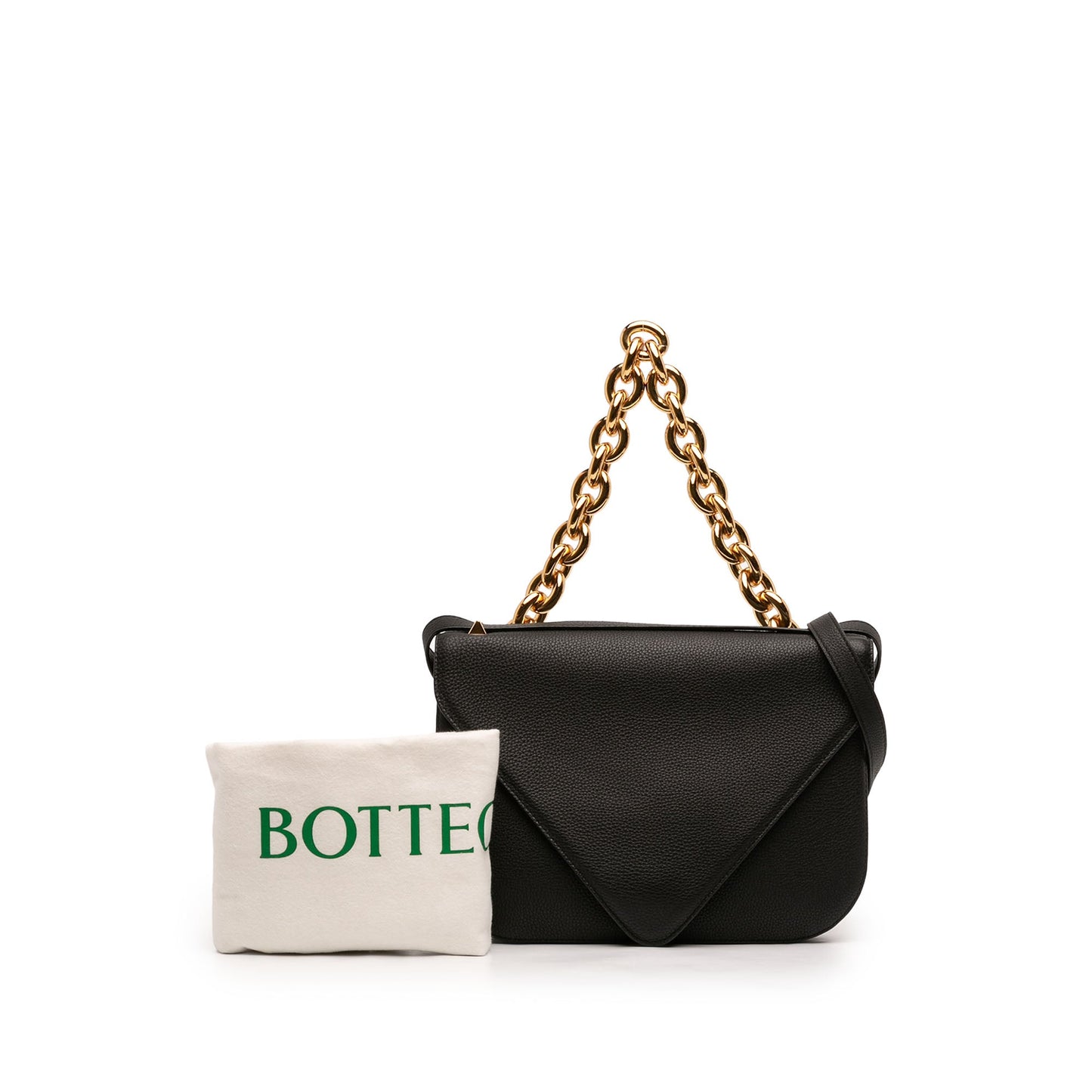 Bottega Veneta Medium Leather Mount Envelope Chain Bag