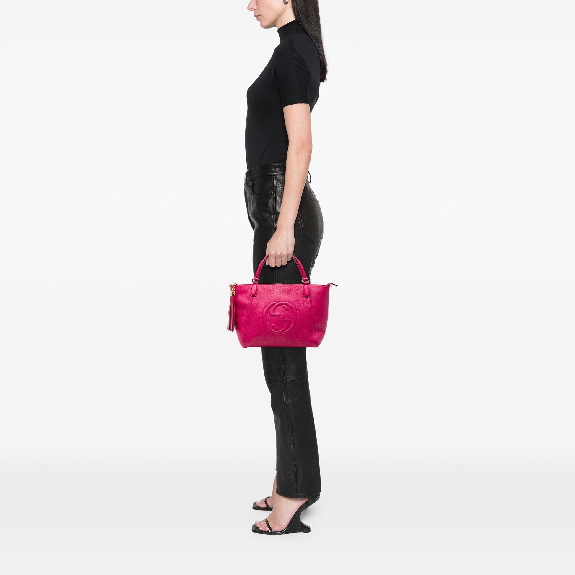 Small Calfskin Soho Cellarius Satchel
