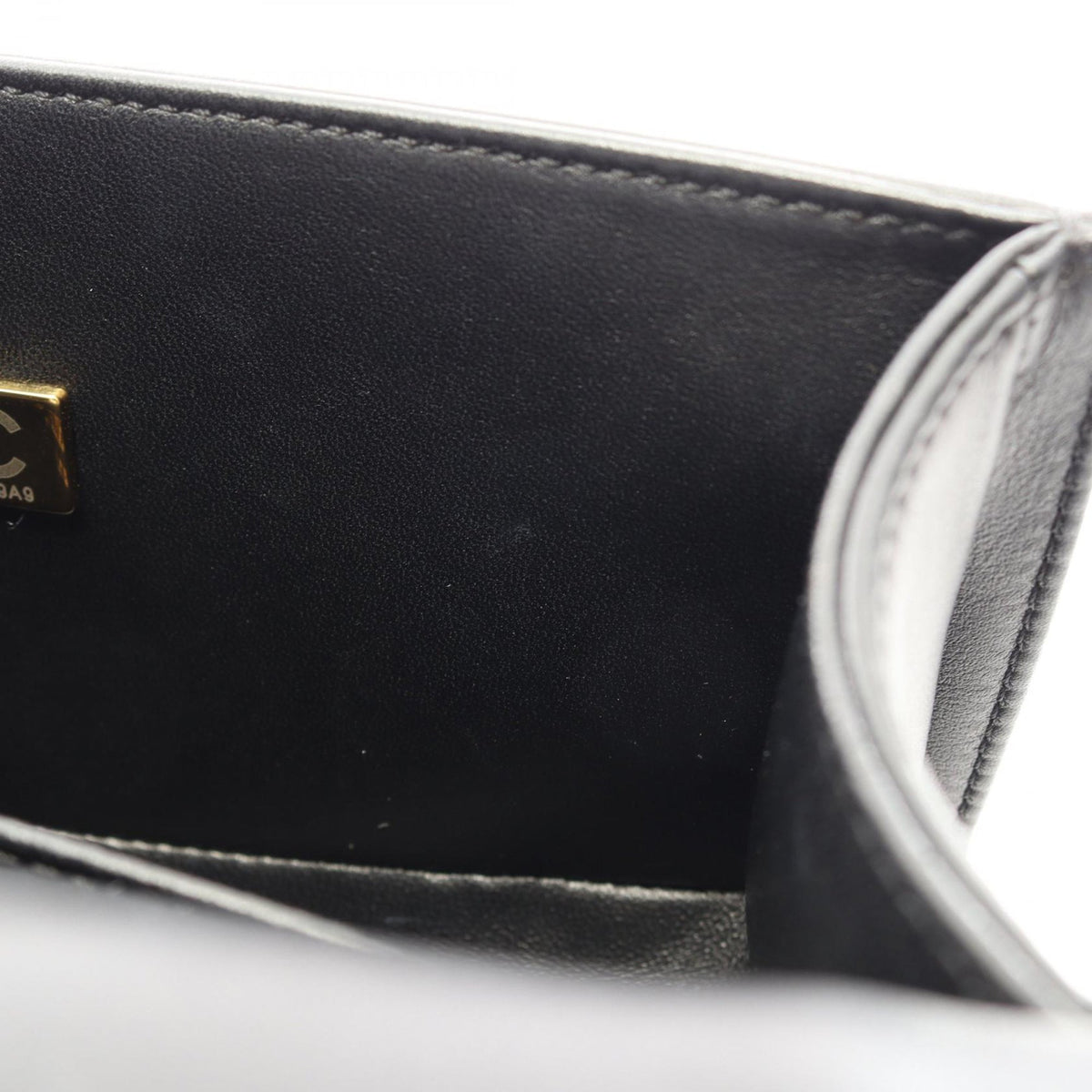 Chanel Small Quilted Caviar Boy Flap — Black