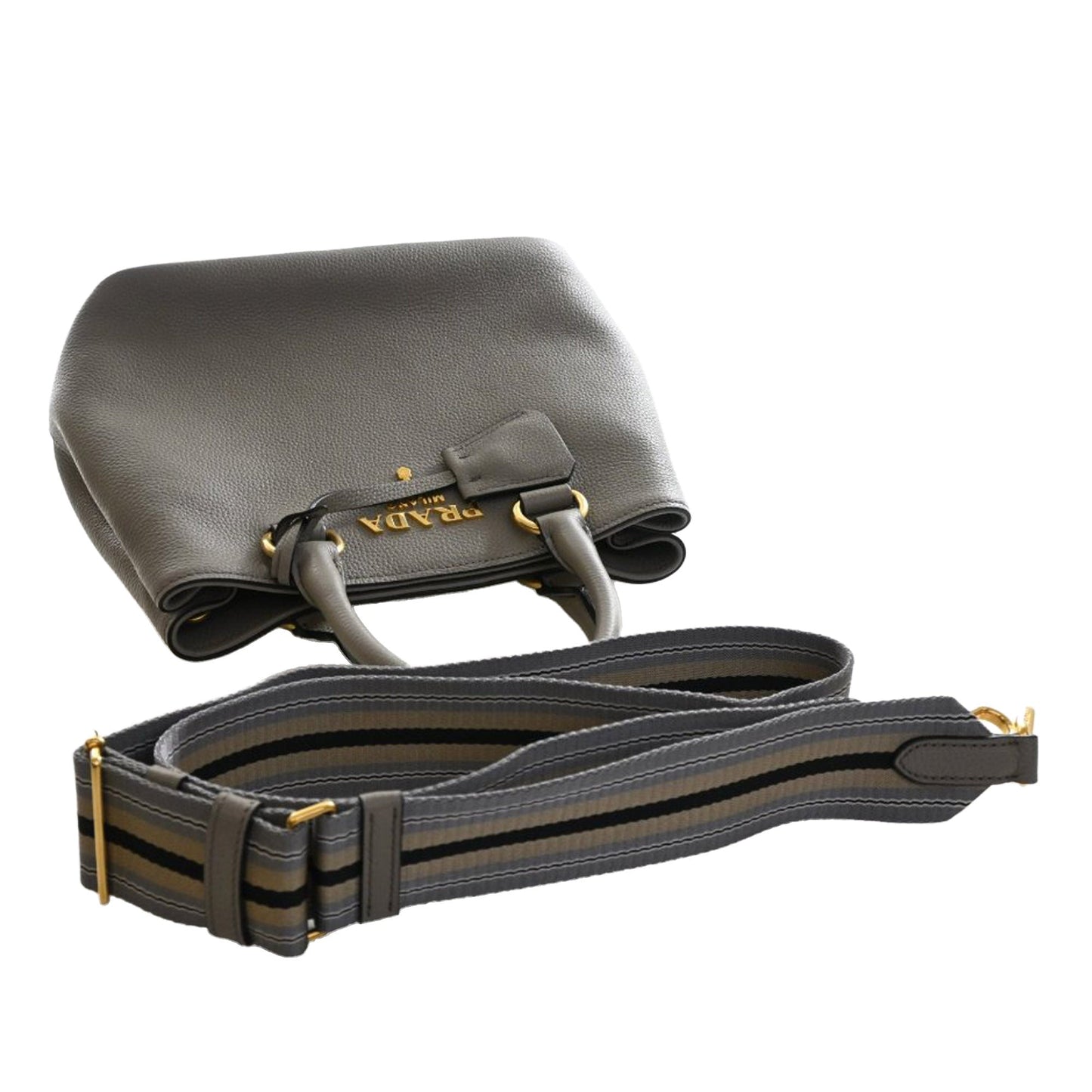 Prada Vitello Phenix Open Convertible Tote