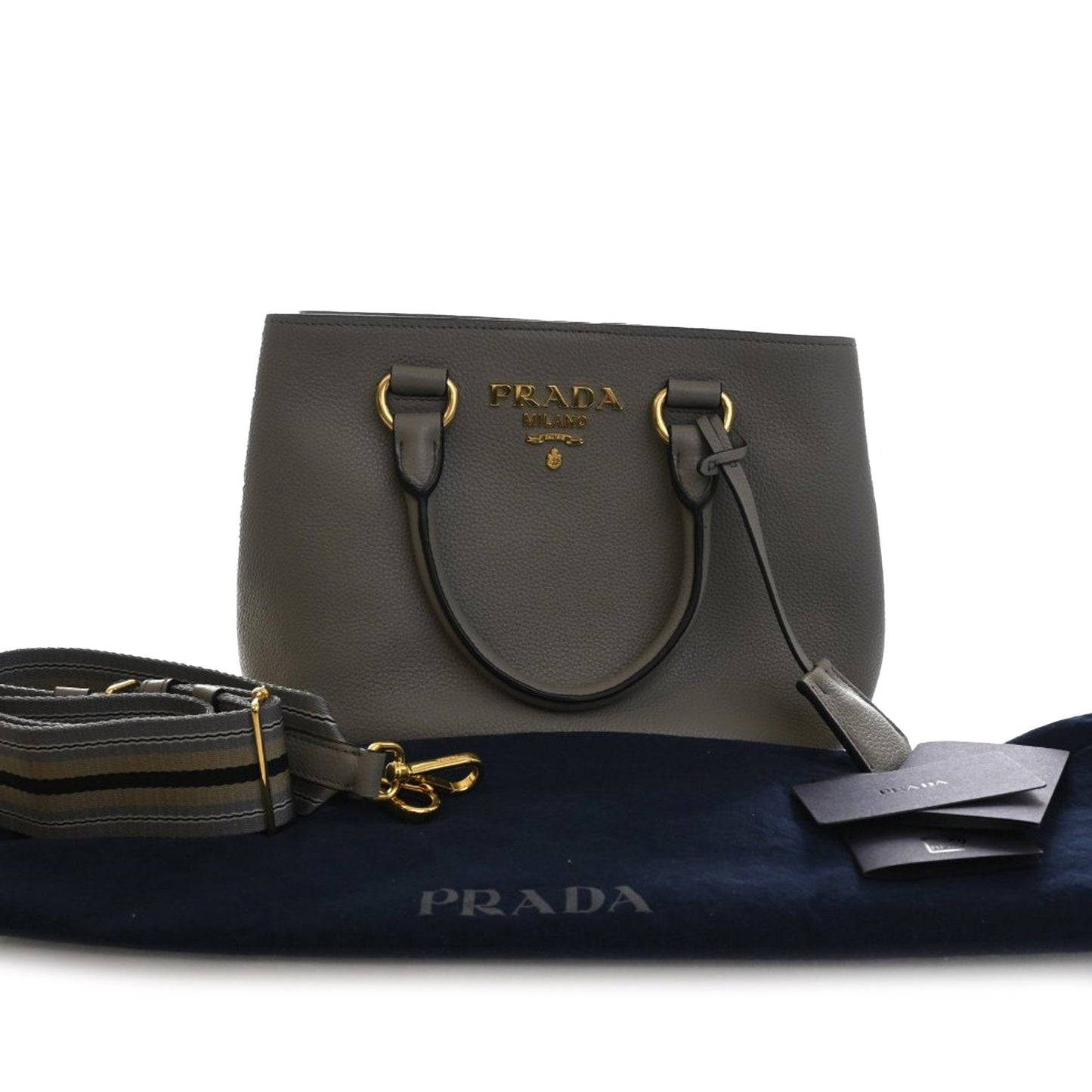 Prada Vitello Phenix Open Convertible Tote