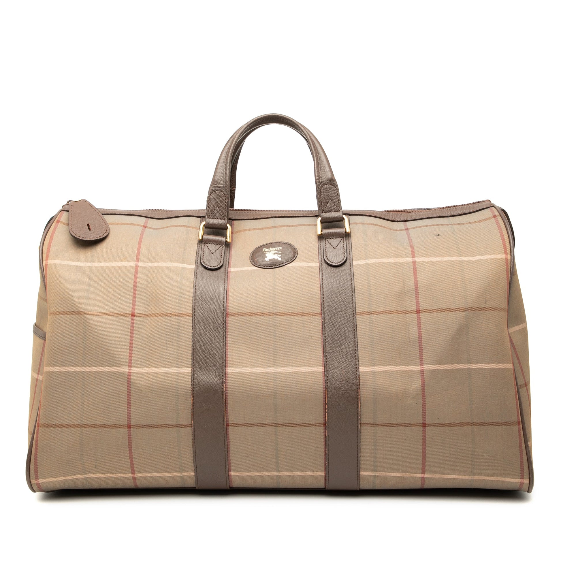 Burberry Vintage Check Canvas Travel Bag