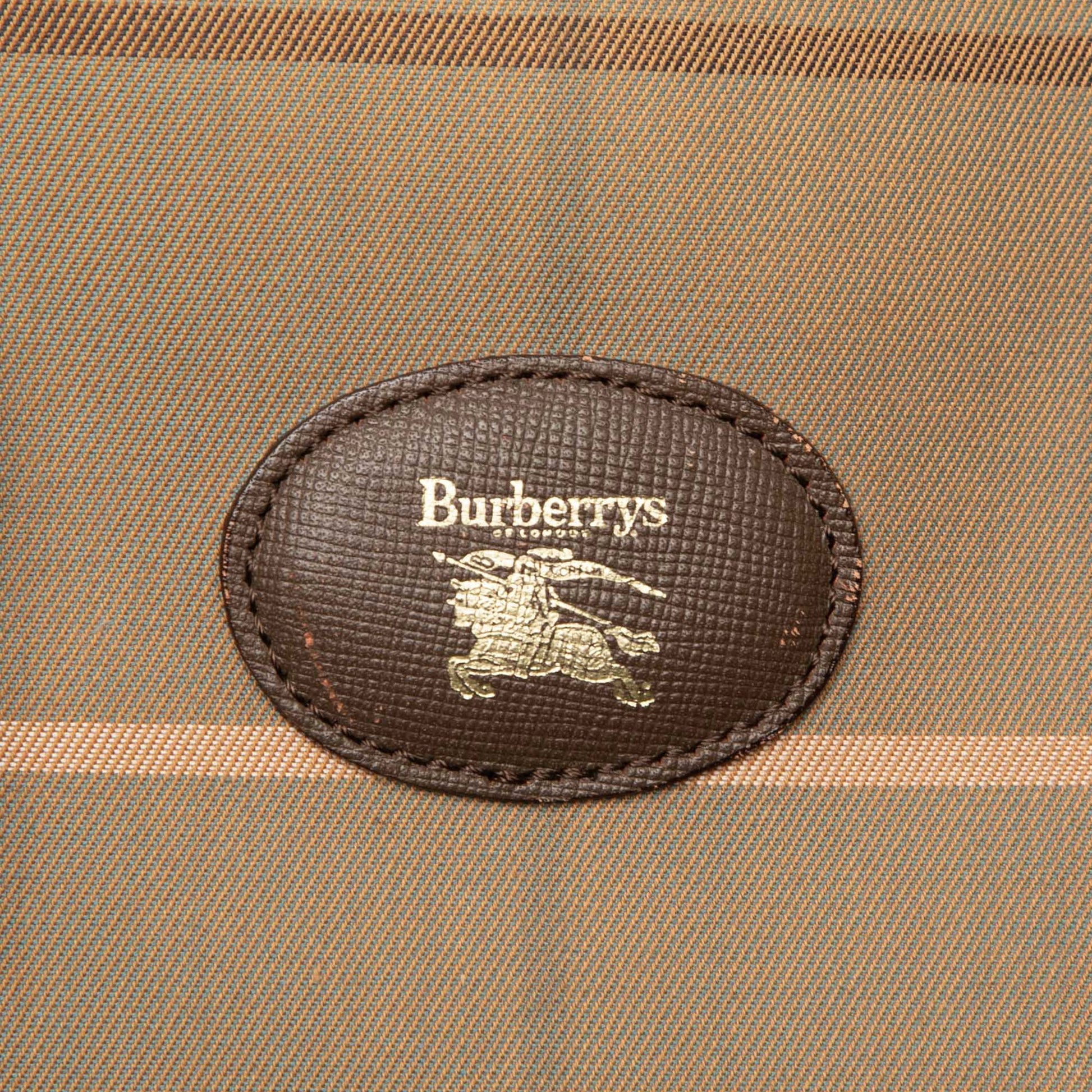 Burberry Vintage Check Canvas Travel Bag