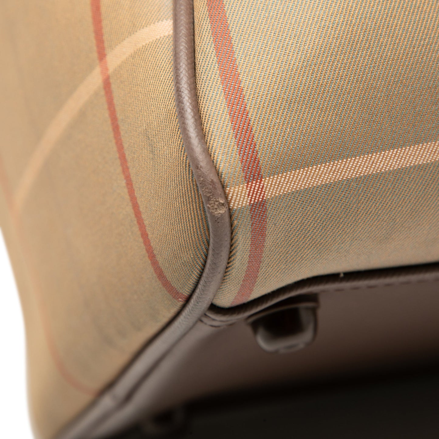 Burberry Vintage Check Canvas Travel Bag