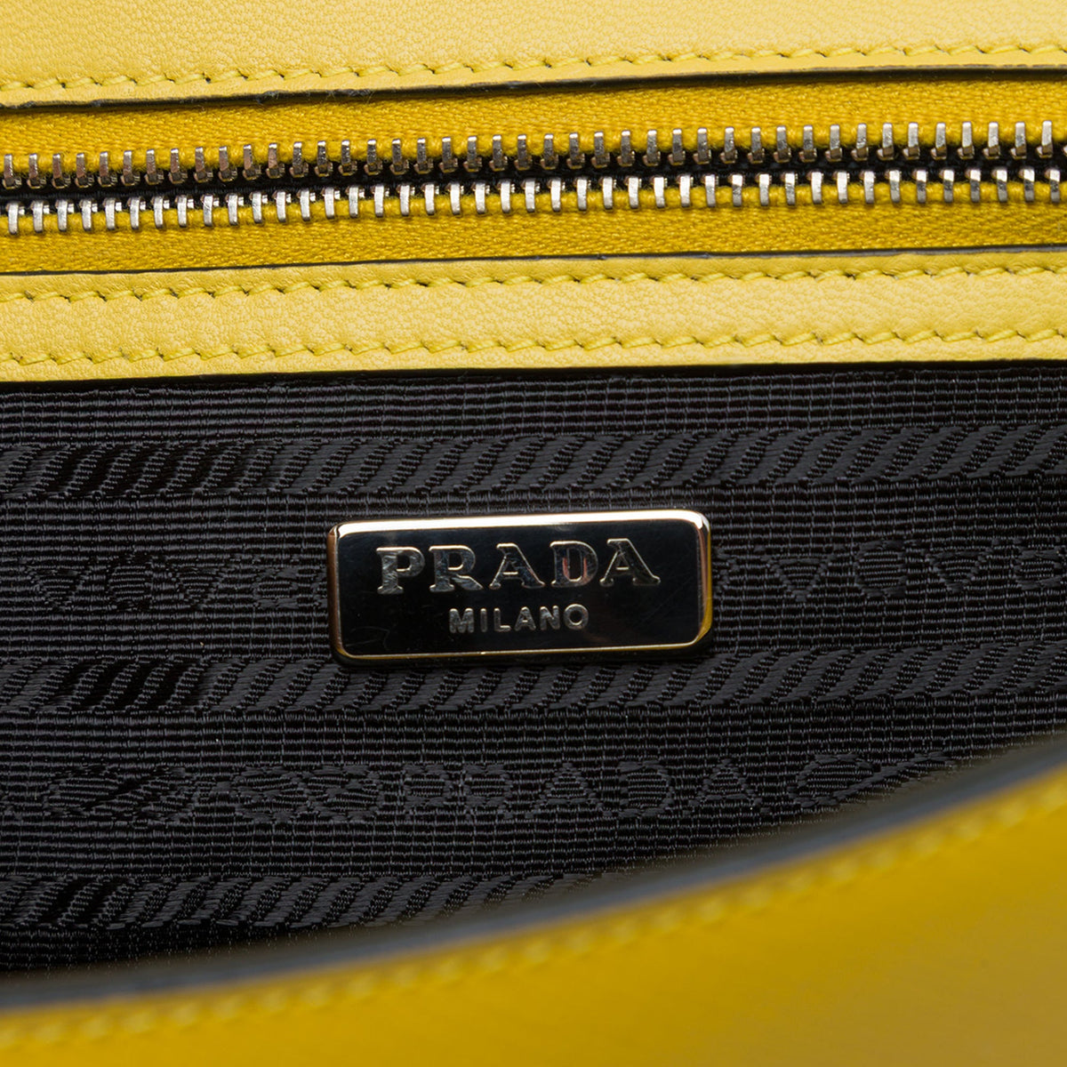 Prada Saffiano Lux Sound Lock Crossbody