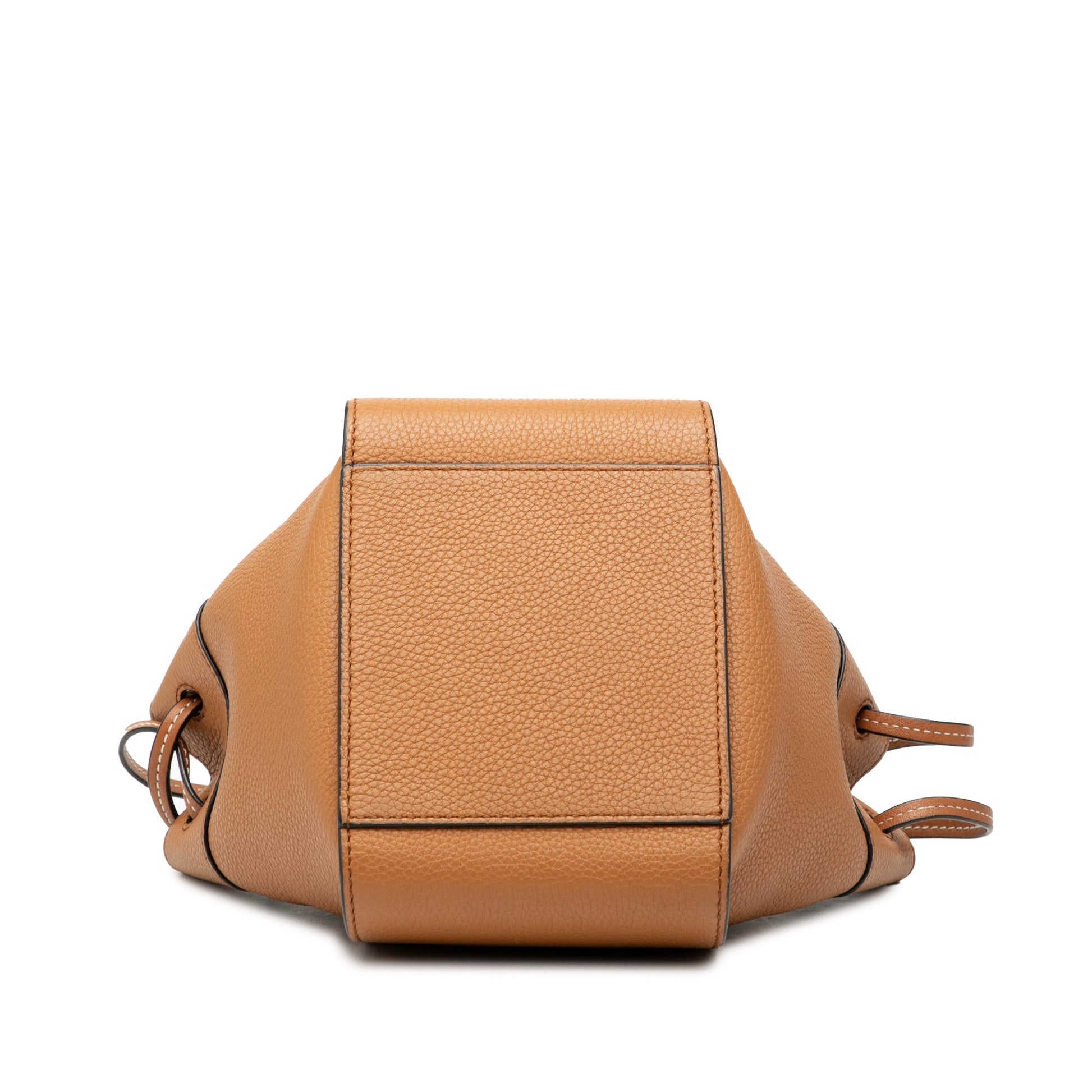 LOEWE Mini Grained Calfskin Drawstring Hammock Bag