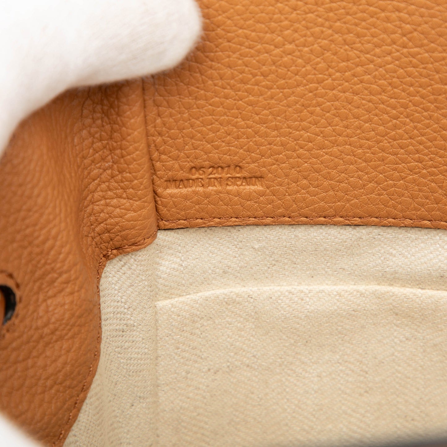 LOEWE Mini Grained Calfskin Drawstring Hammock Bag