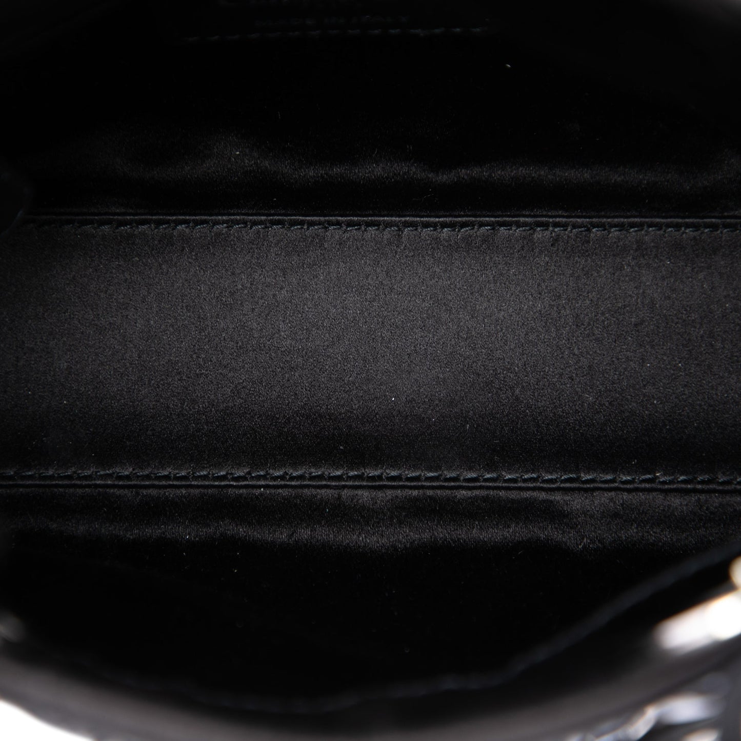 Dior Mini Satin Cannage Strass Crystal Embellished Lady Dior