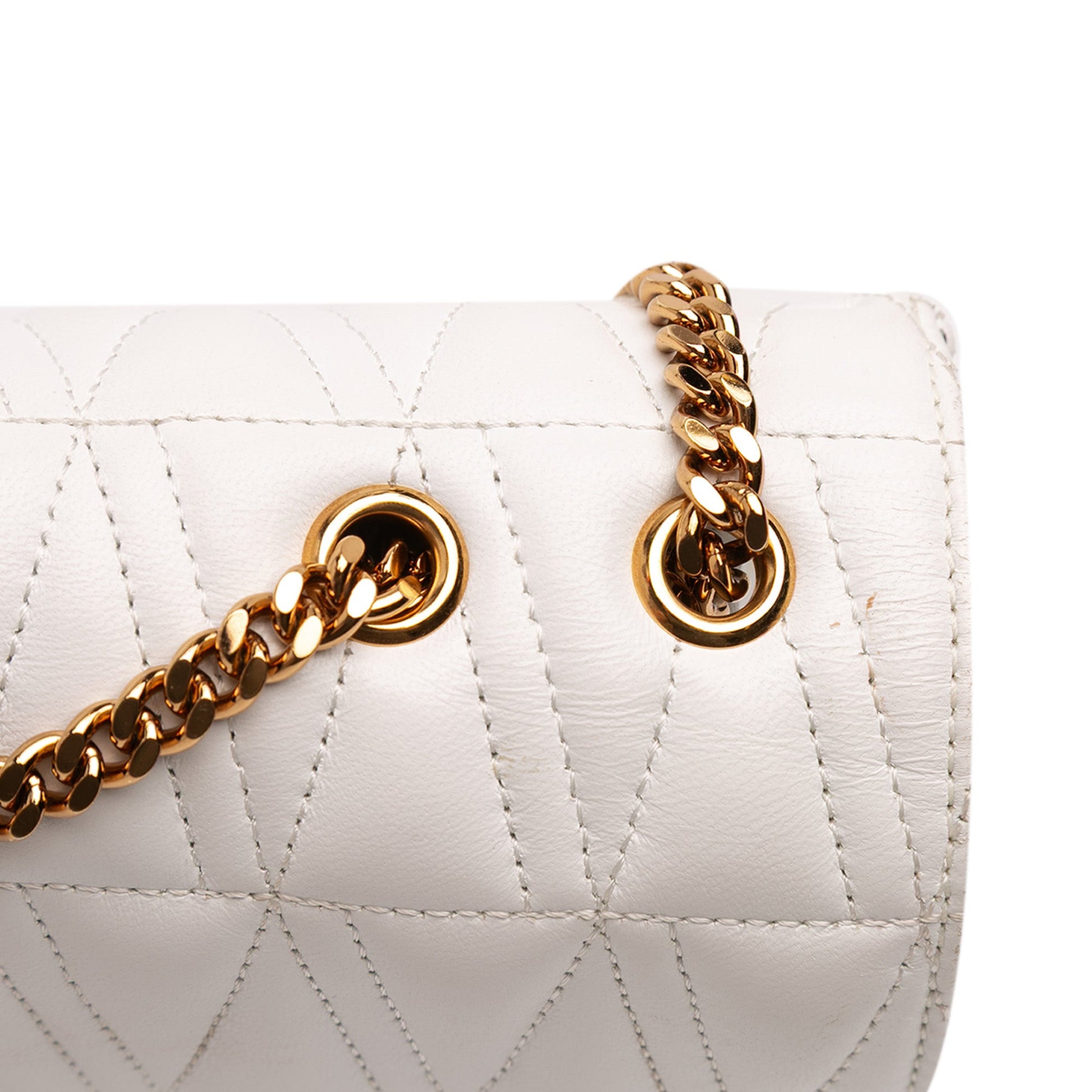Versace Nappa Leather Virtus V Crossbody