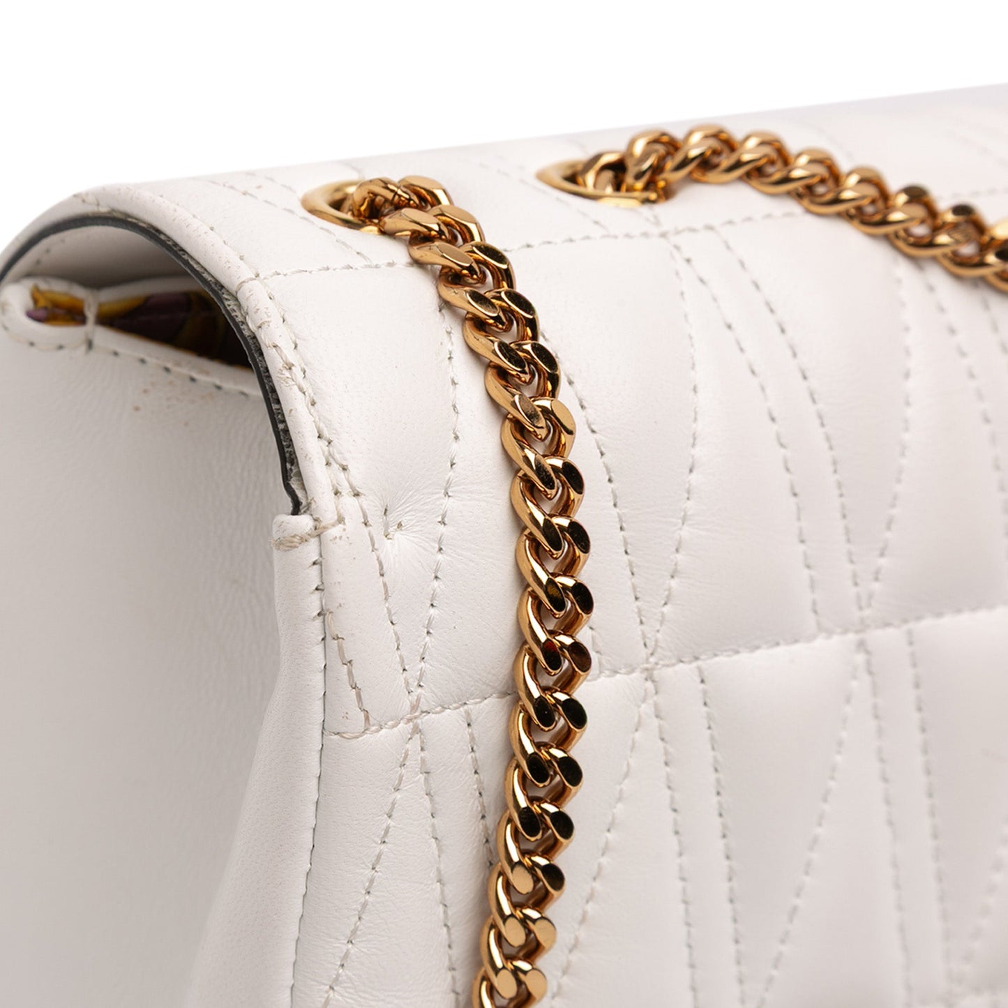 Versace Nappa Leather Virtus V Crossbody