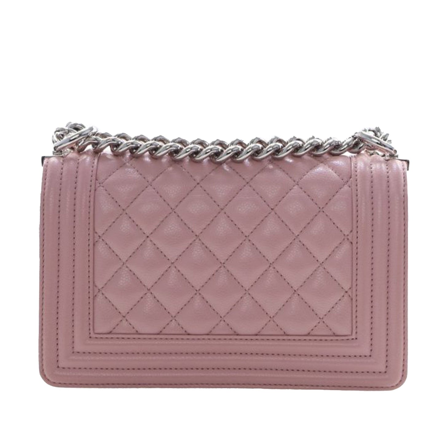Small Quilted Caviar Boy Flap