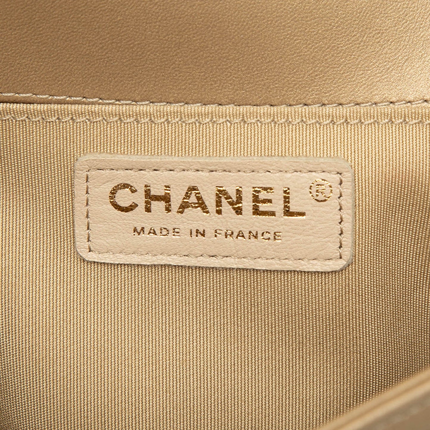 Chanel Old Medium Braided Metallic Lambskin Boy Flap