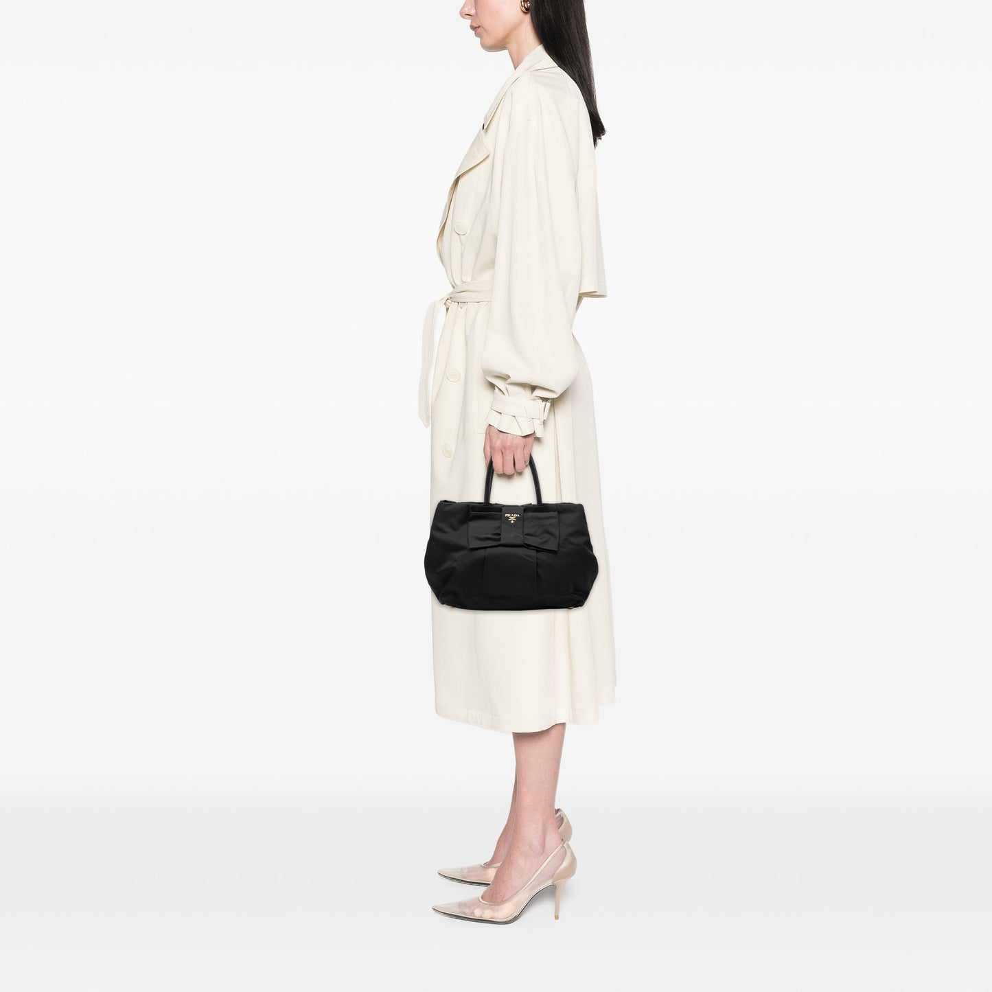 Tessuto Fiocco Bow Tote