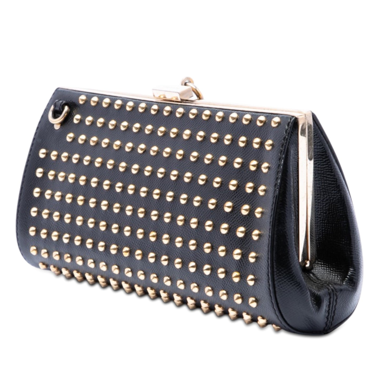 Burberry Studded Calfskin Padlock Crossbody