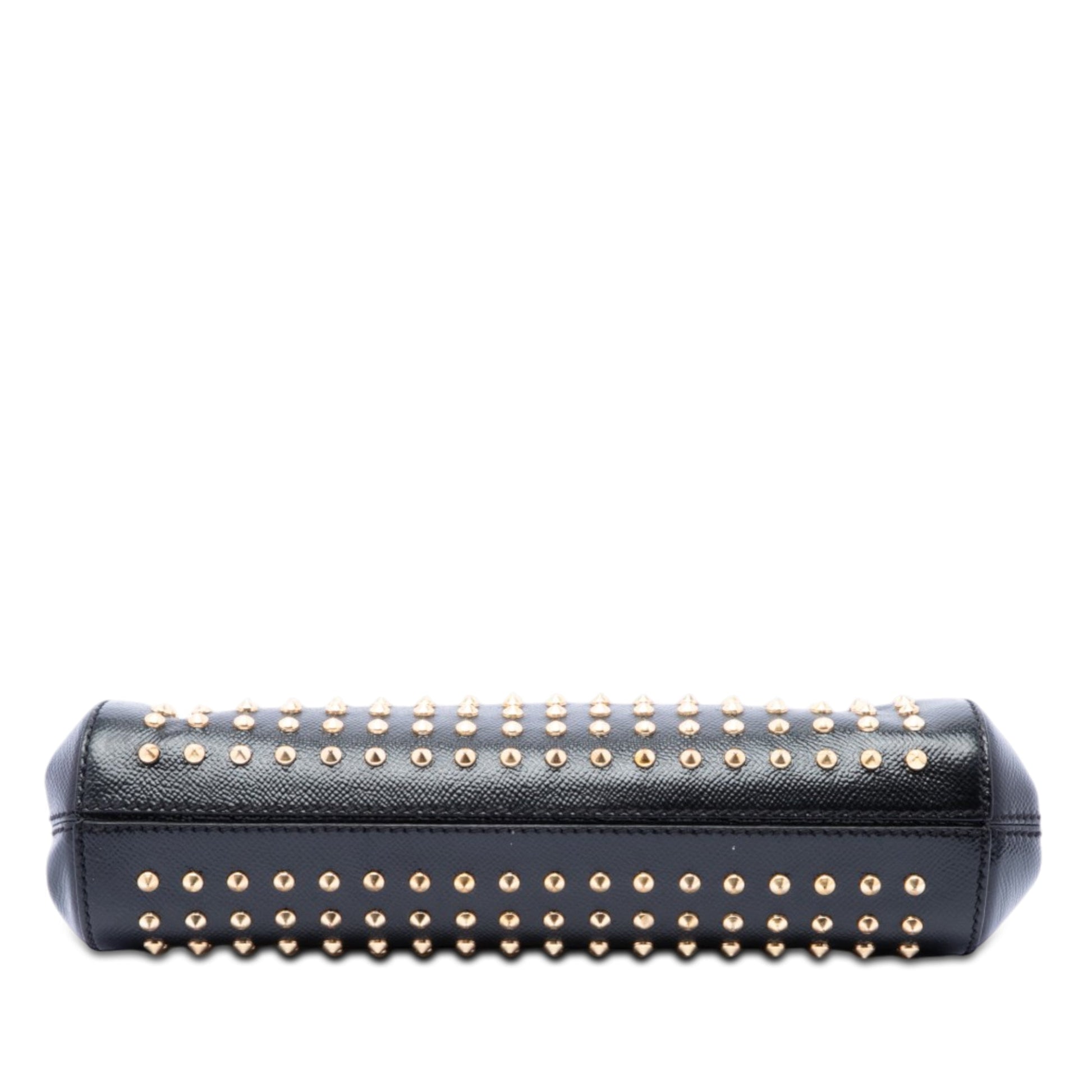 Burberry Studded Calfskin Padlock Crossbody
