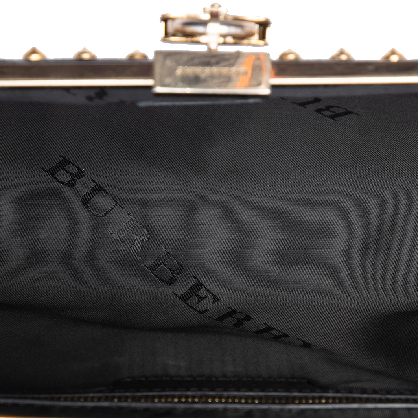 Burberry Studded Calfskin Padlock Crossbody