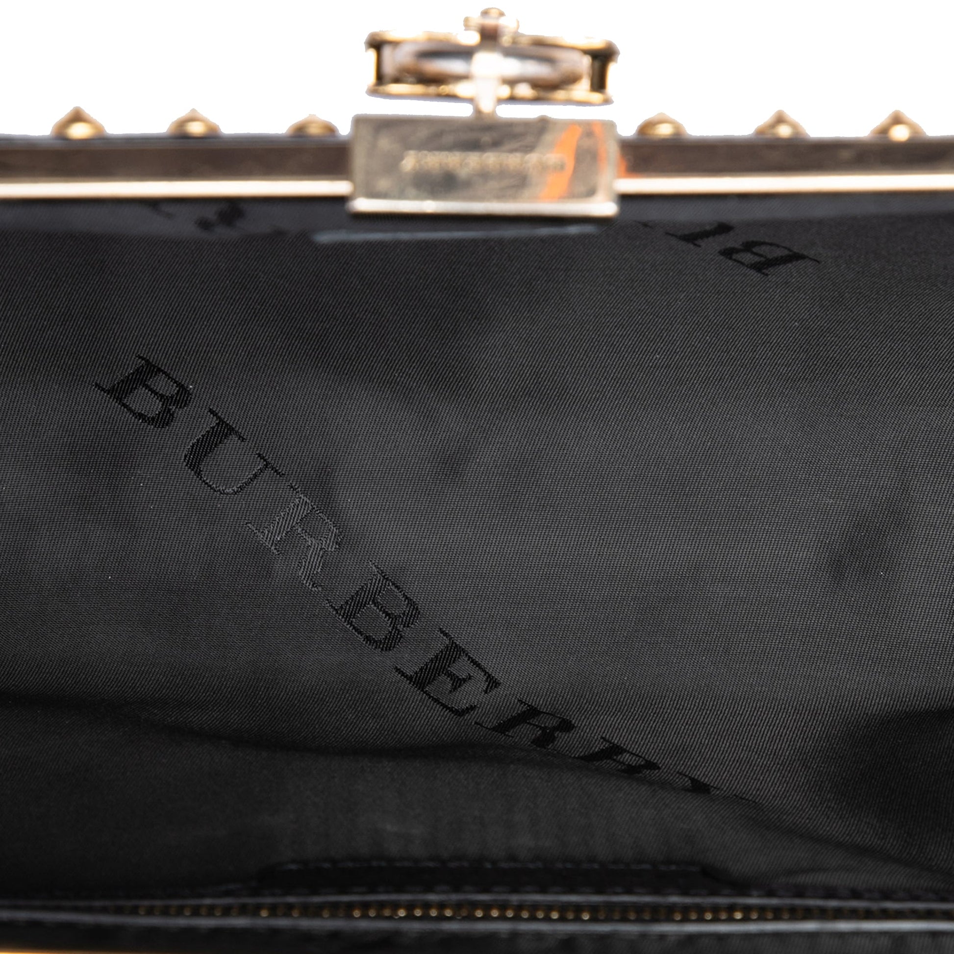 Burberry Studded Calfskin Padlock Crossbody