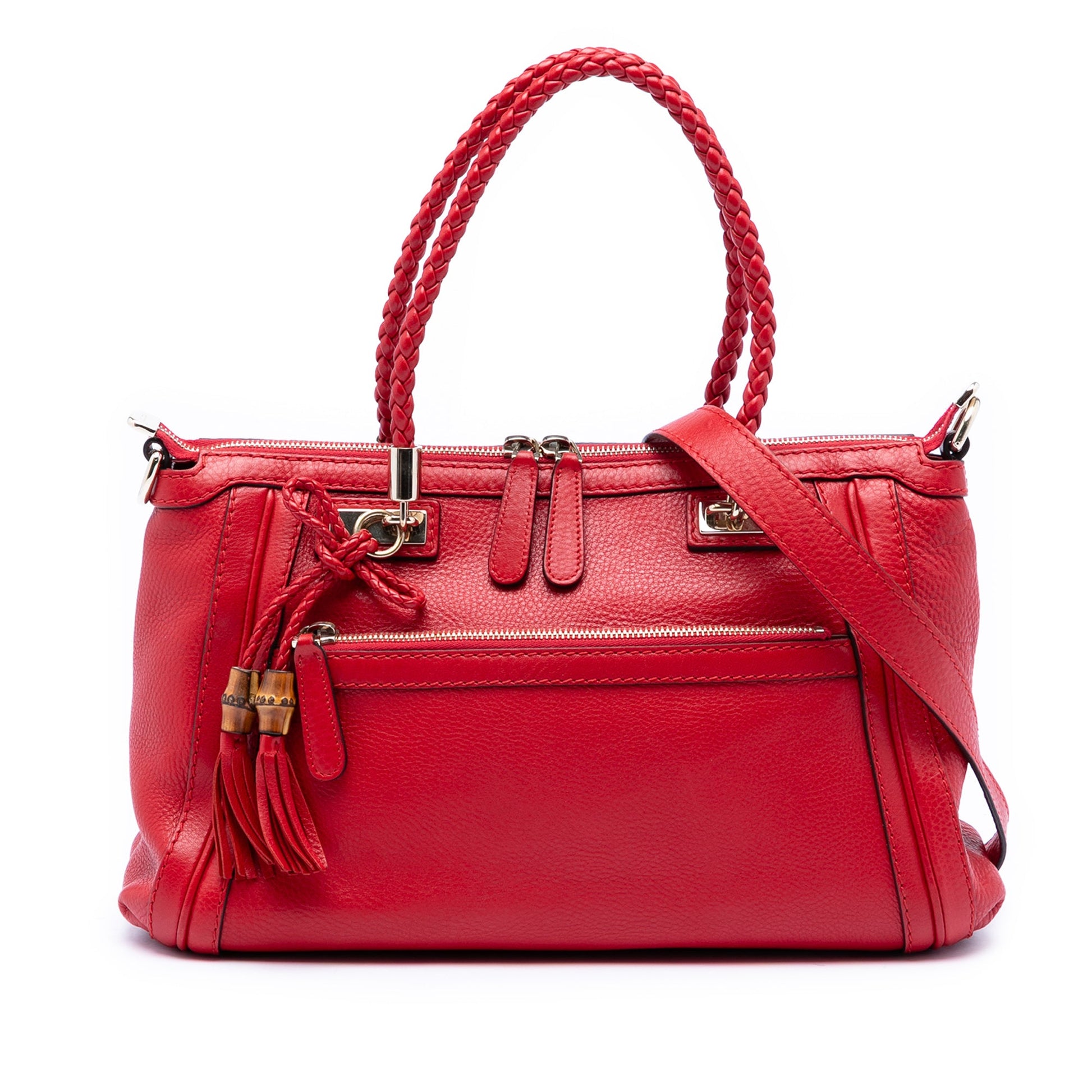 Gucci Pebbled Calfskin Bella Satchel