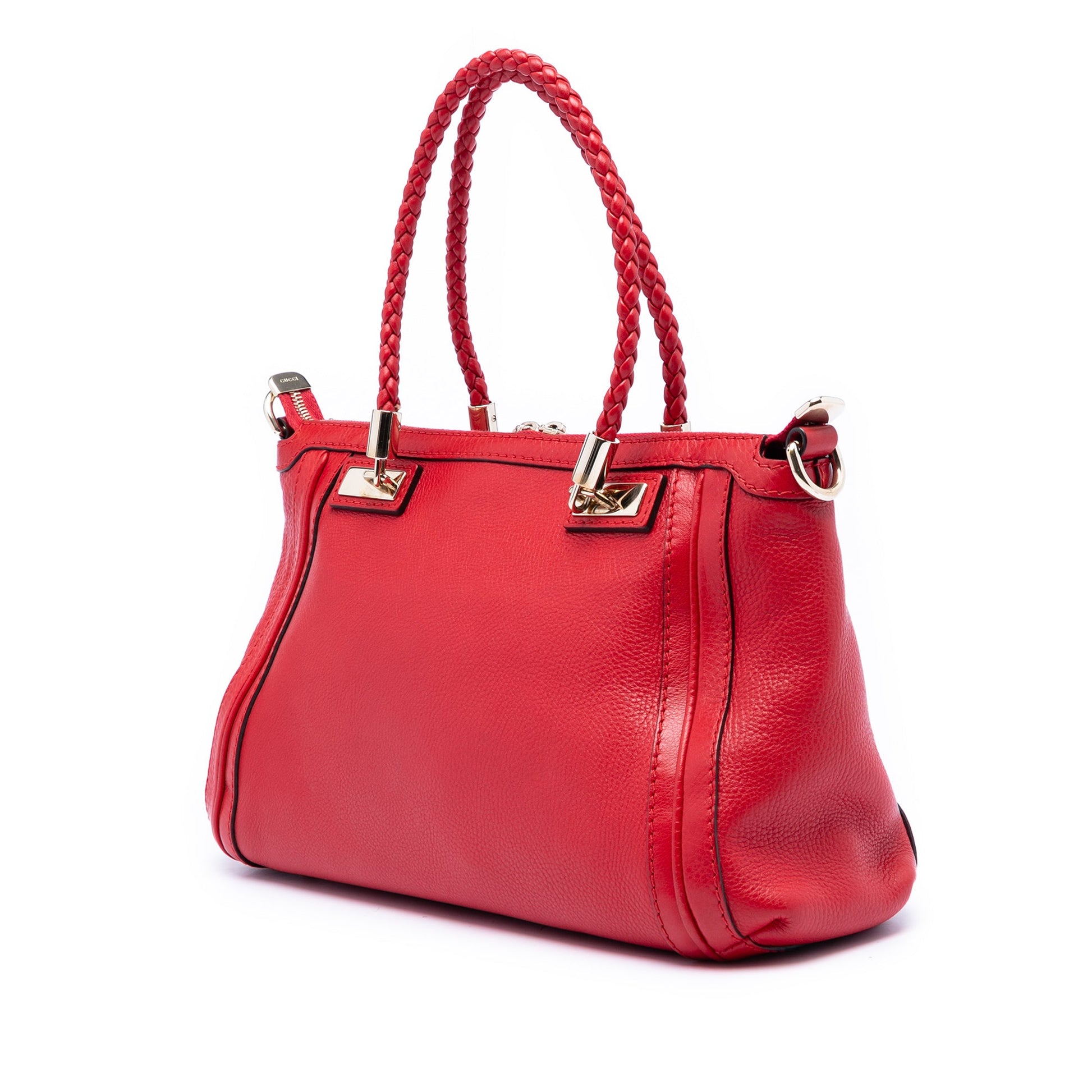 Gucci Pebbled Calfskin Bella Satchel