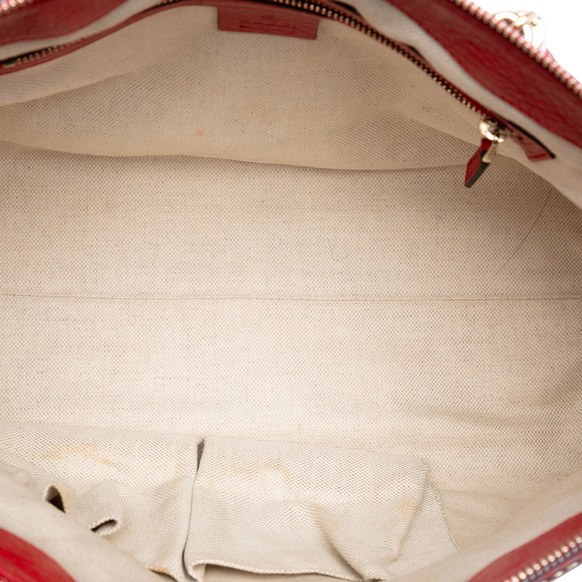 Gucci Pebbled Calfskin Bella Satchel