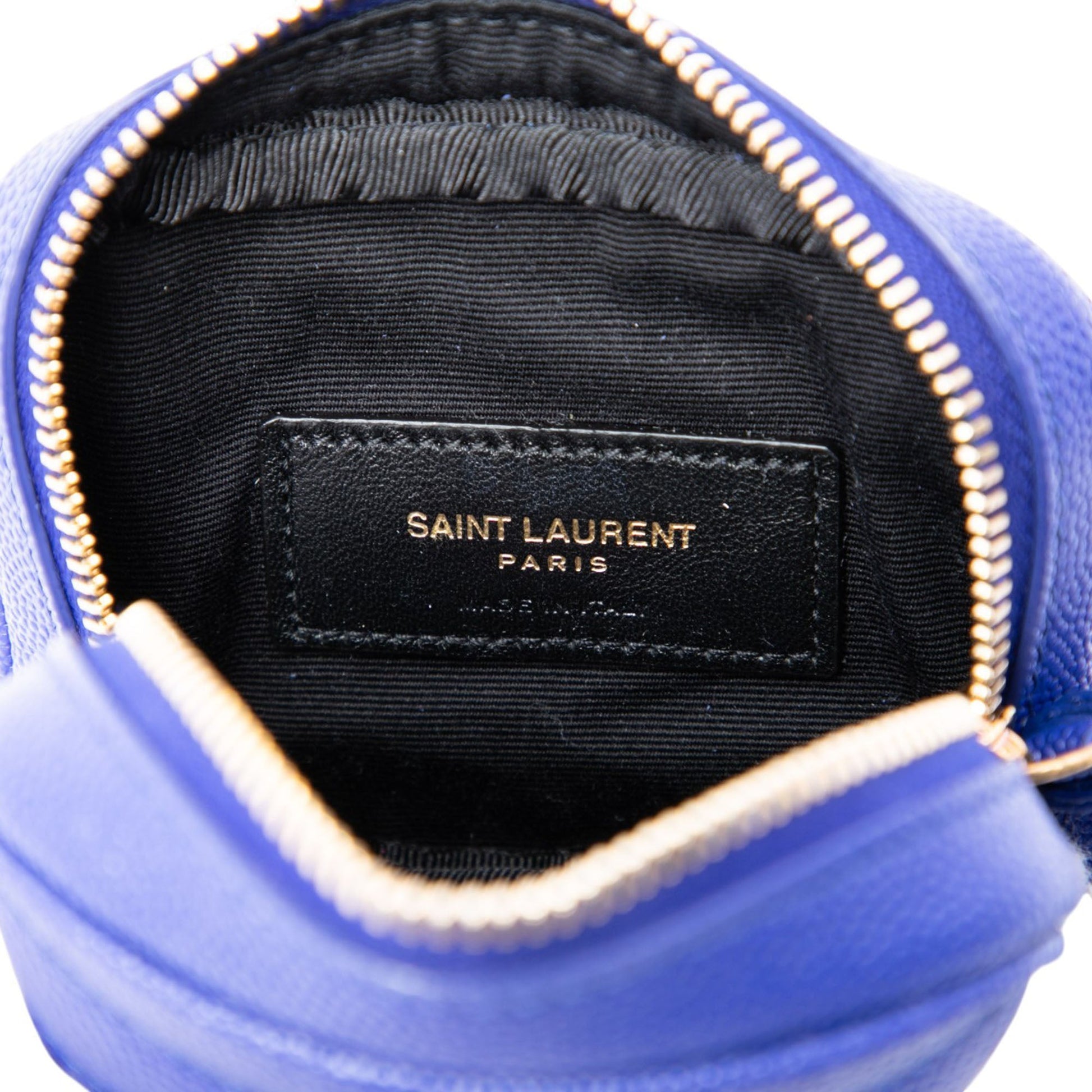 Saint Laurent Baby Chevron Grain De Poudre Monogram Lou Camera Bag