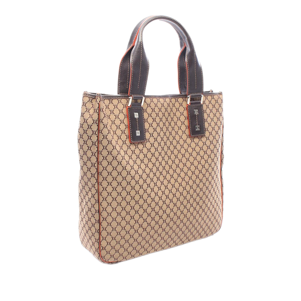 Celine Macadam Canvas Tote — Beige