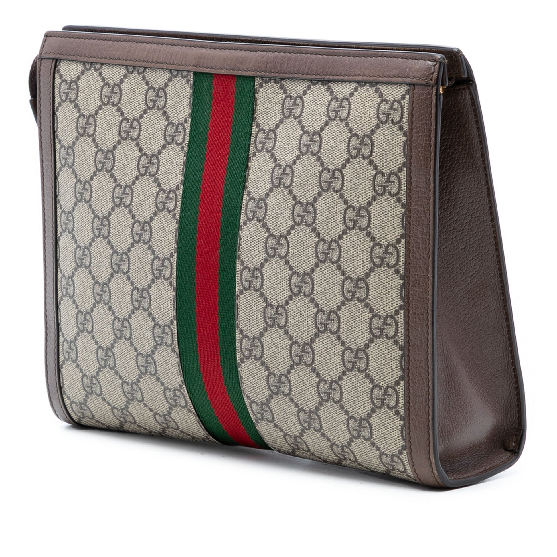 Gucci GG Supreme Web Ophidia Clutch