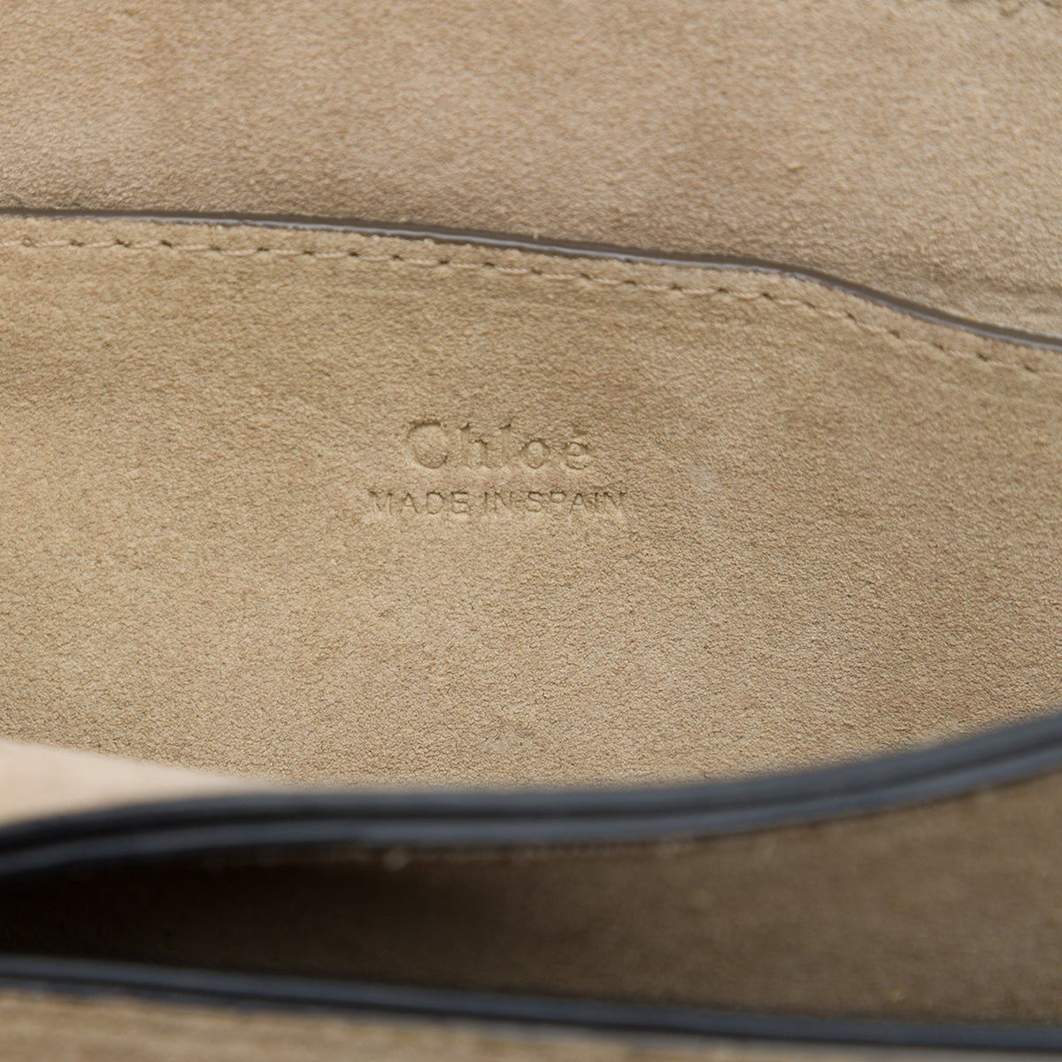 Chloé Small Suede and Calfskin Faye Crossbody — Black